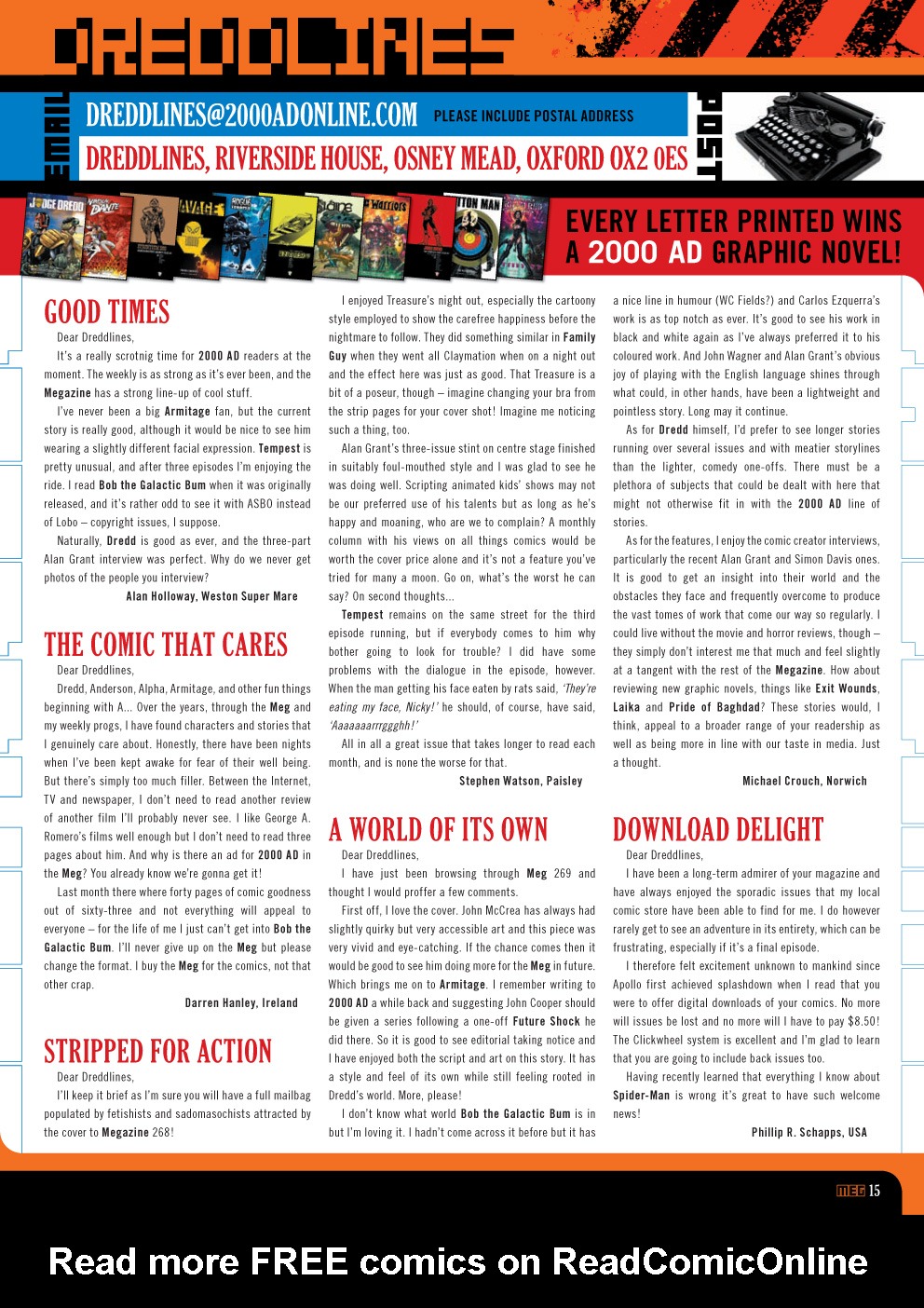 Read online Judge Dredd Megazine (Vol. 5) comic -  Issue #270 - 15