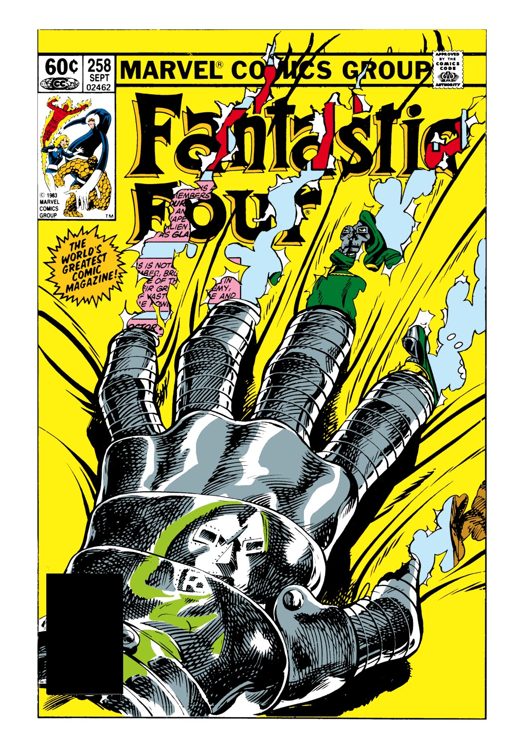 Read online Fantastic Four (1961) comic -  Issue #258 - 1