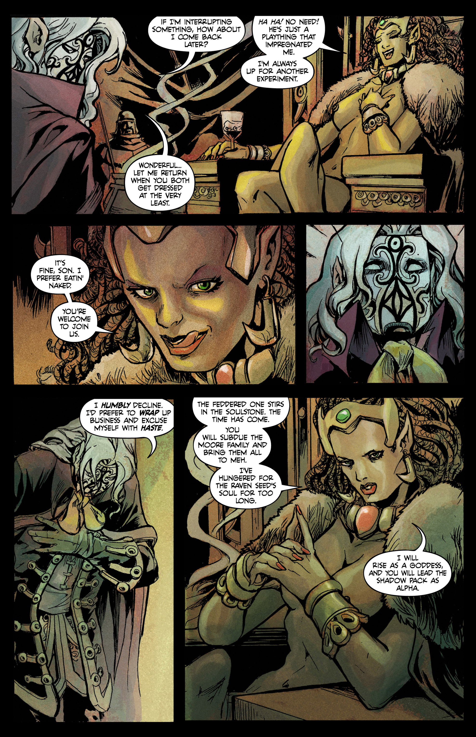 Read online Raven Nevermore comic -  Issue #5 - 9