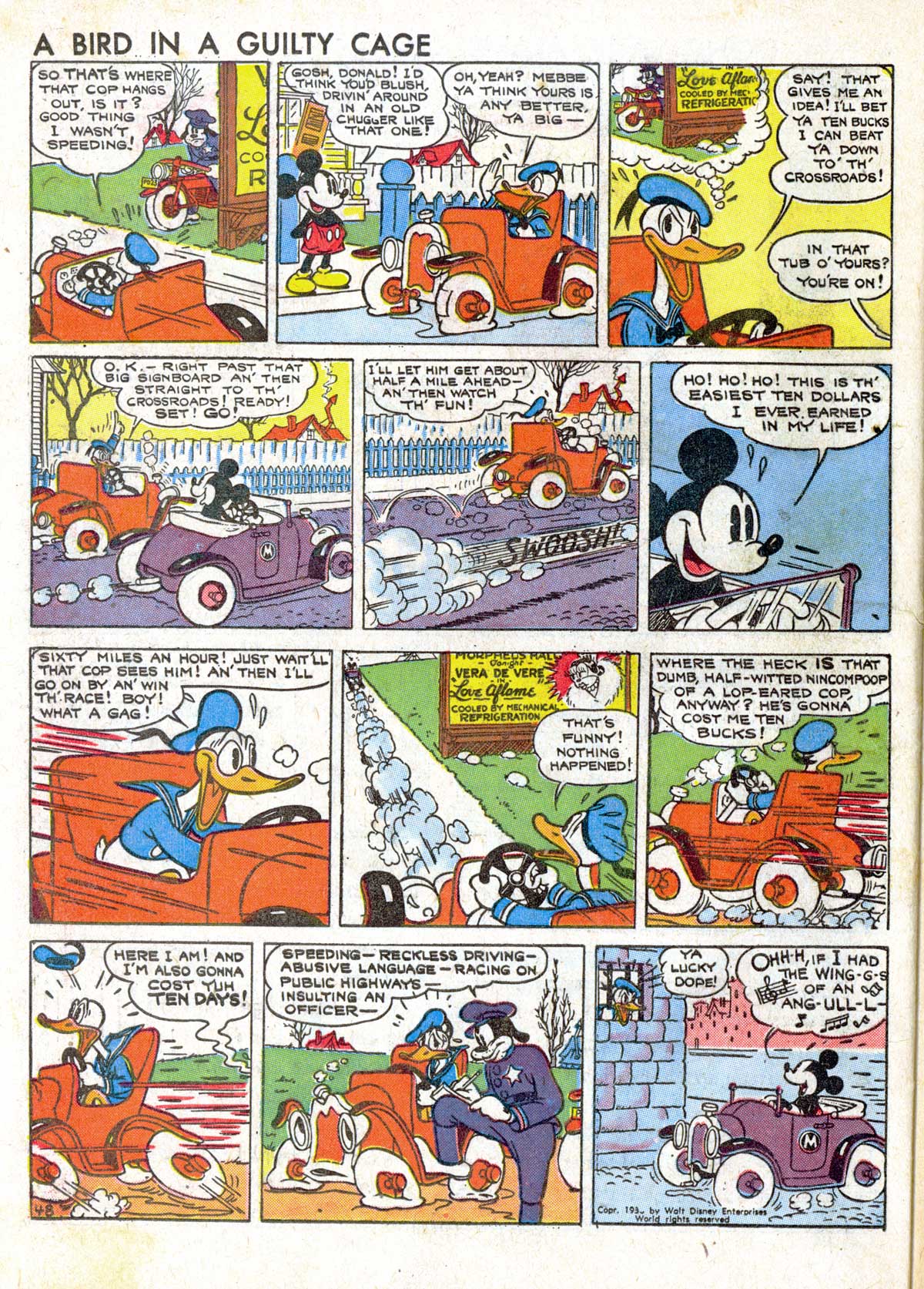 Read online Walt Disney's Comics and Stories comic -  Issue #3 - 58