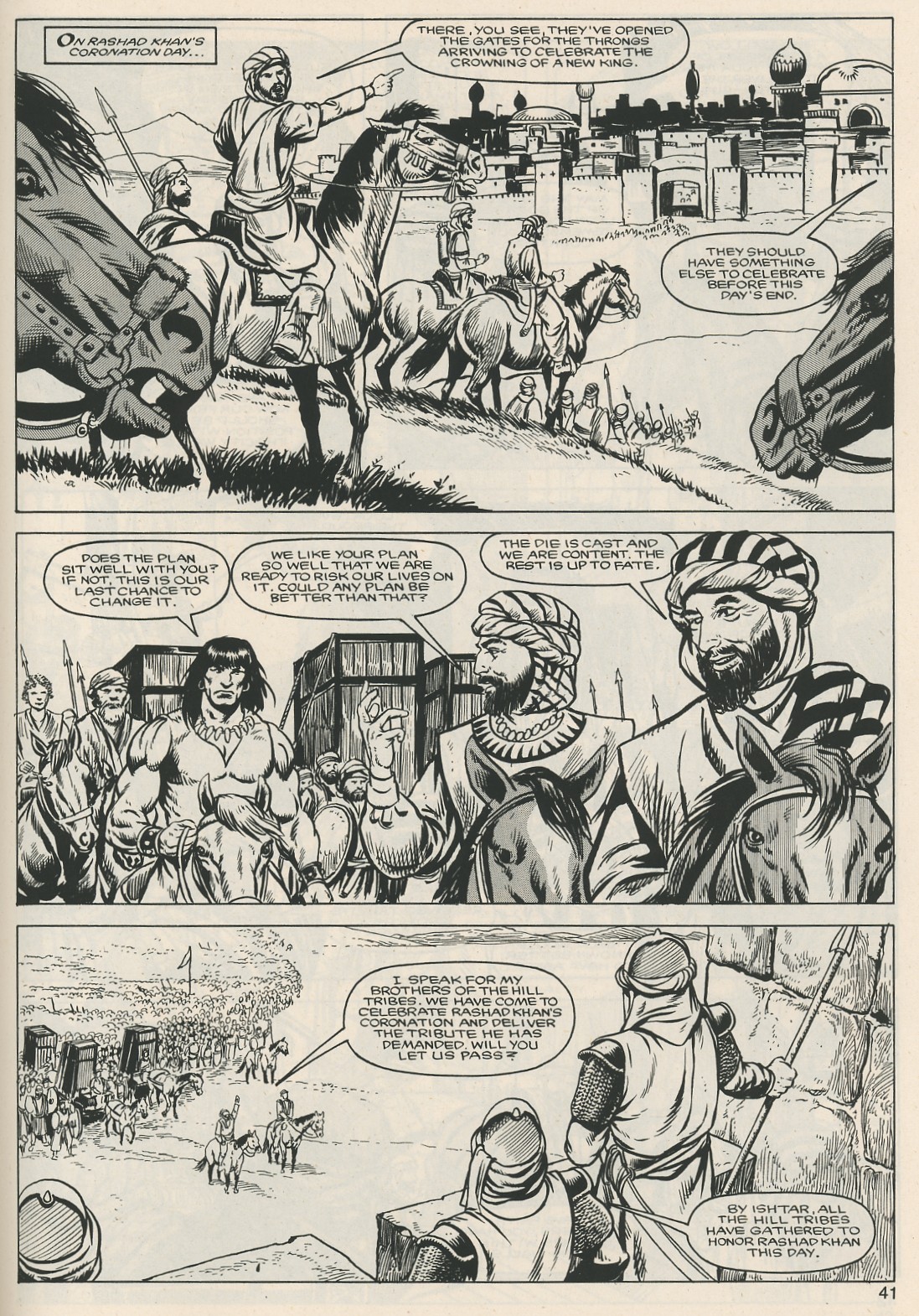 Read online The Savage Sword Of Conan comic -  Issue #124 - 41