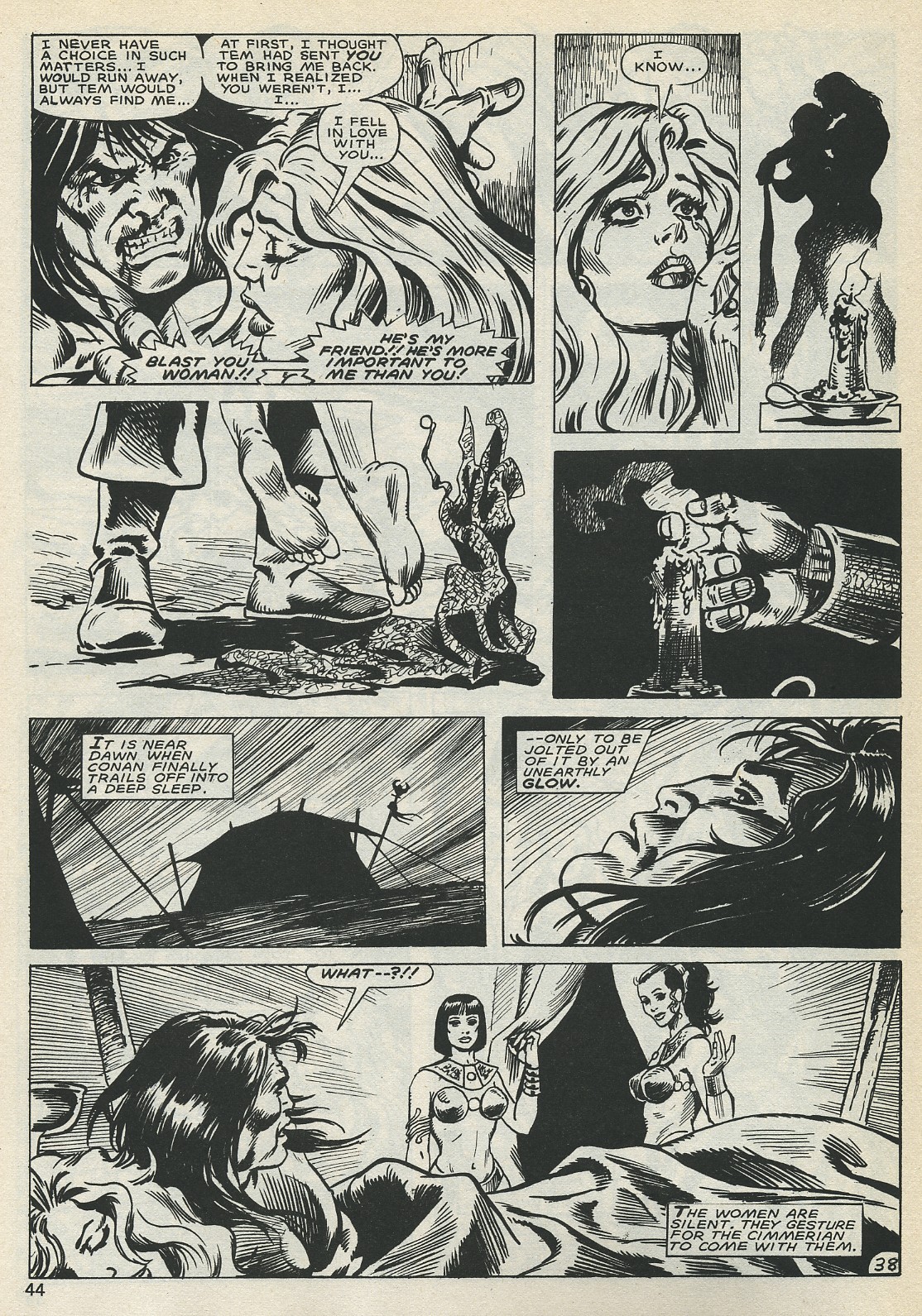 Read online The Savage Sword Of Conan comic -  Issue #128 - 43