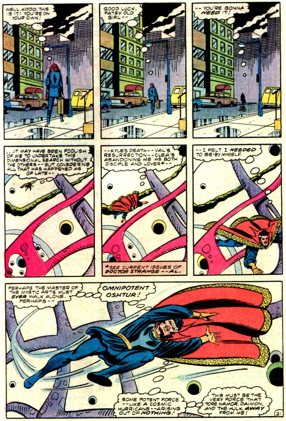 Read online The Defenders (1972) comic -  Issue #109 - 22