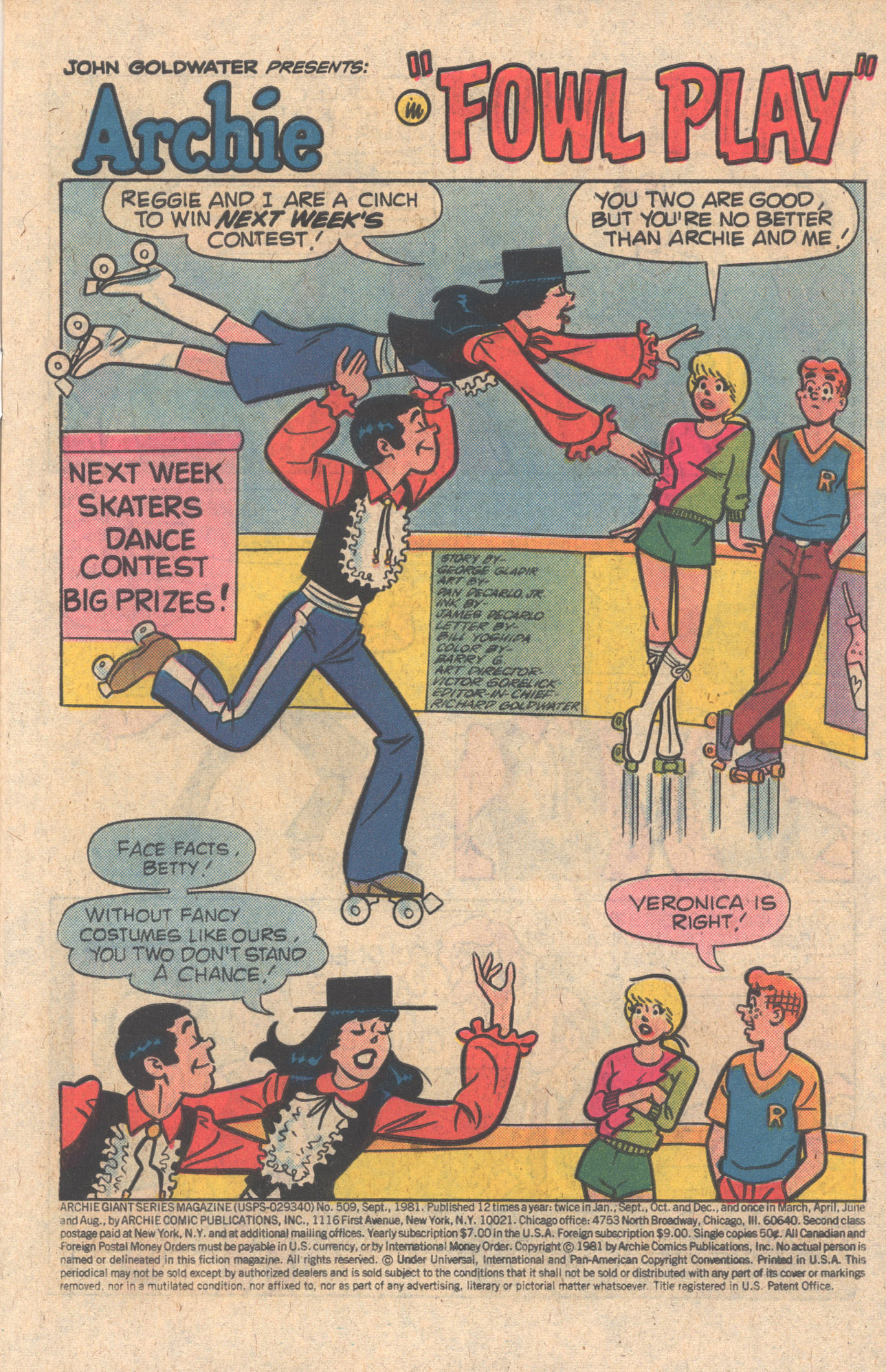 Read online Archie Giant Series Magazine comic -  Issue #509 - 3
