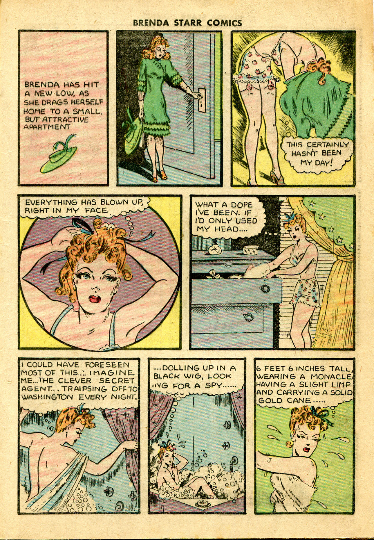 Read online Brenda Starr (1948) comic -  Issue #5 - 9