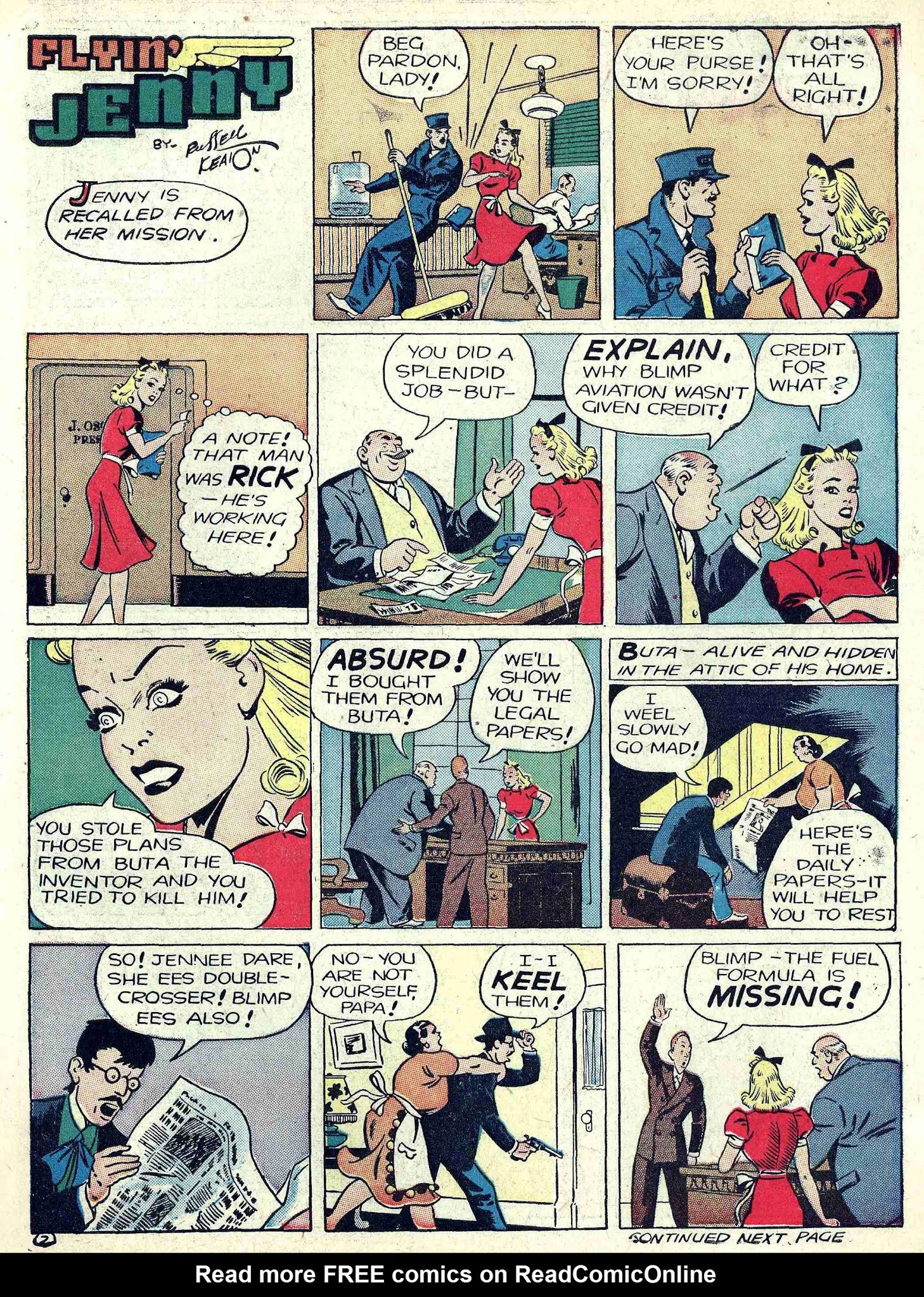 Read online Reg'lar Fellers Heroic Comics comic -  Issue #8 - 11