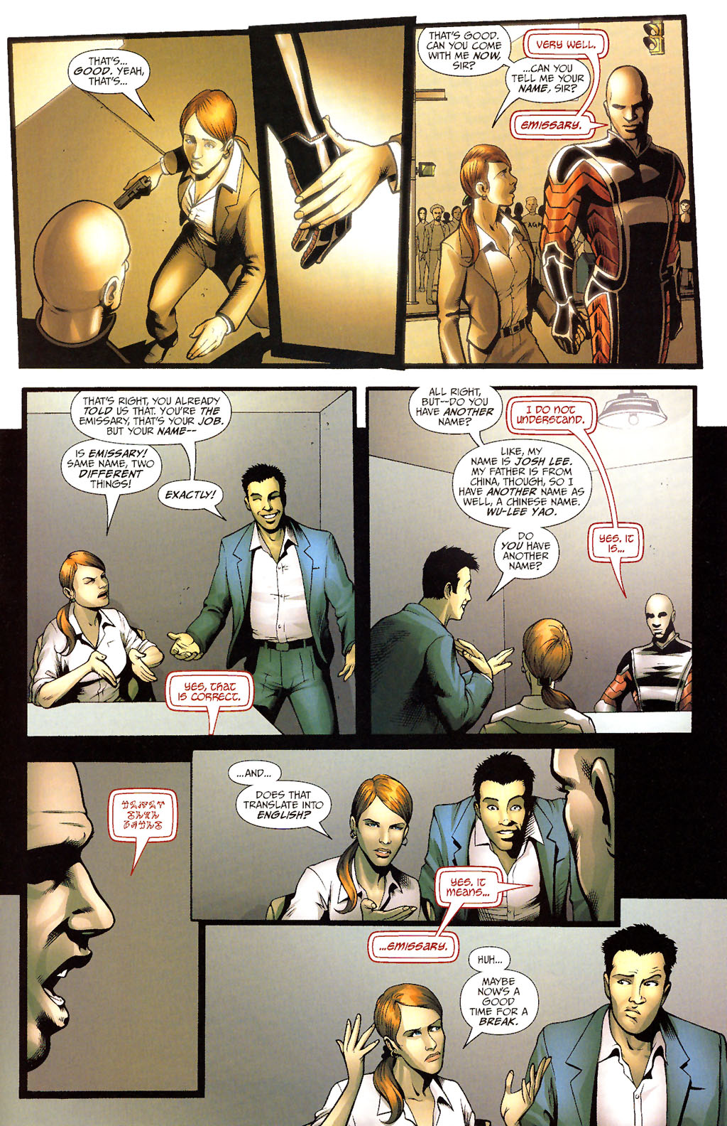 Read online Emissary comic -  Issue #2 - 9