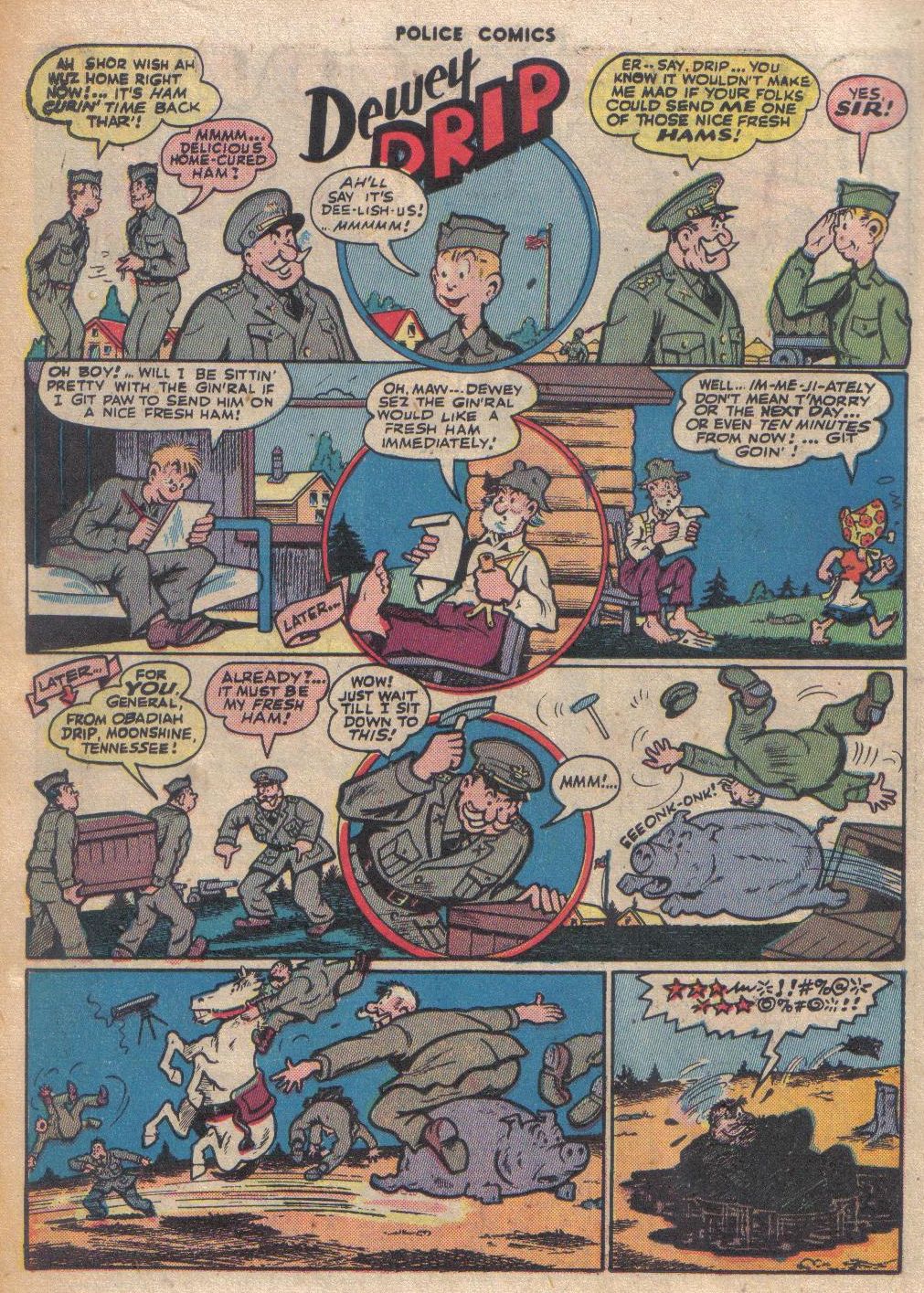 Read online Police Comics comic -  Issue #35 - 19