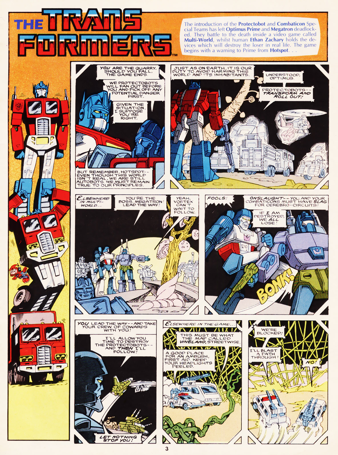Read online The Transformers (UK) comic -  Issue #106 - 3