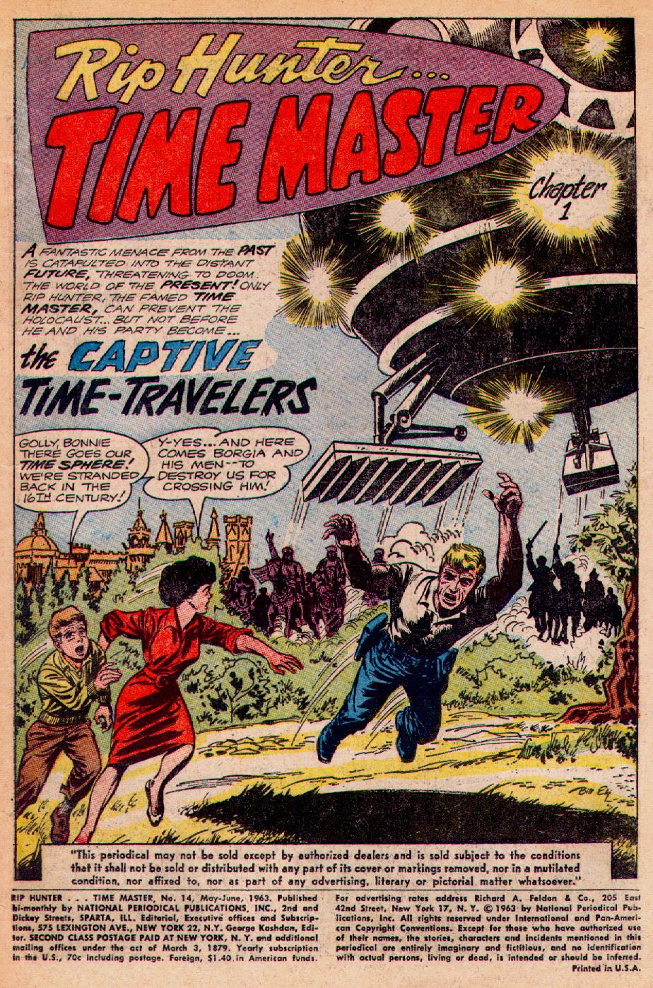 Read online Rip Hunter...Time Master comic -  Issue #14 - 3