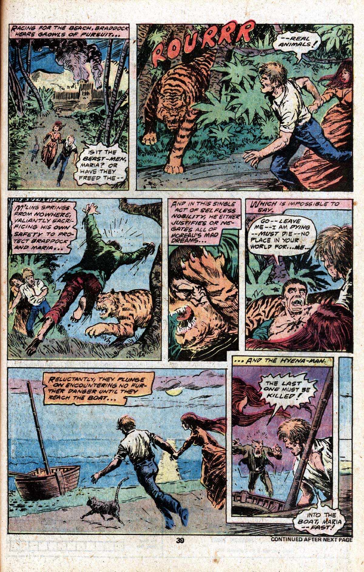 Read online The Island of Dr. Moreau (1977) comic -  Issue # Full - 31