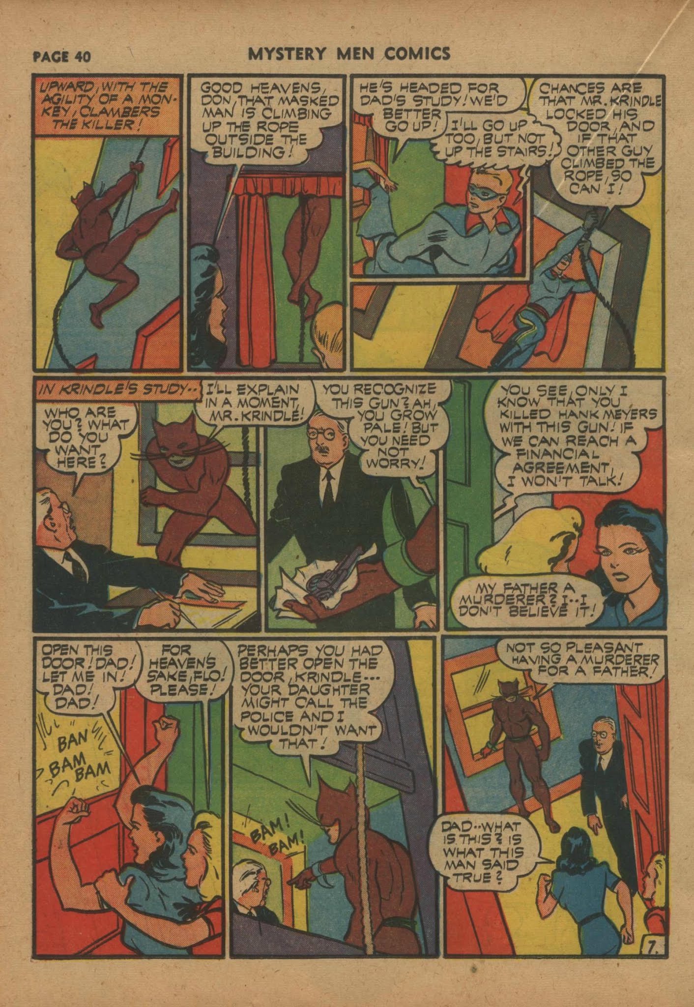 Read online Mystery Men Comics comic -  Issue #26 - 42