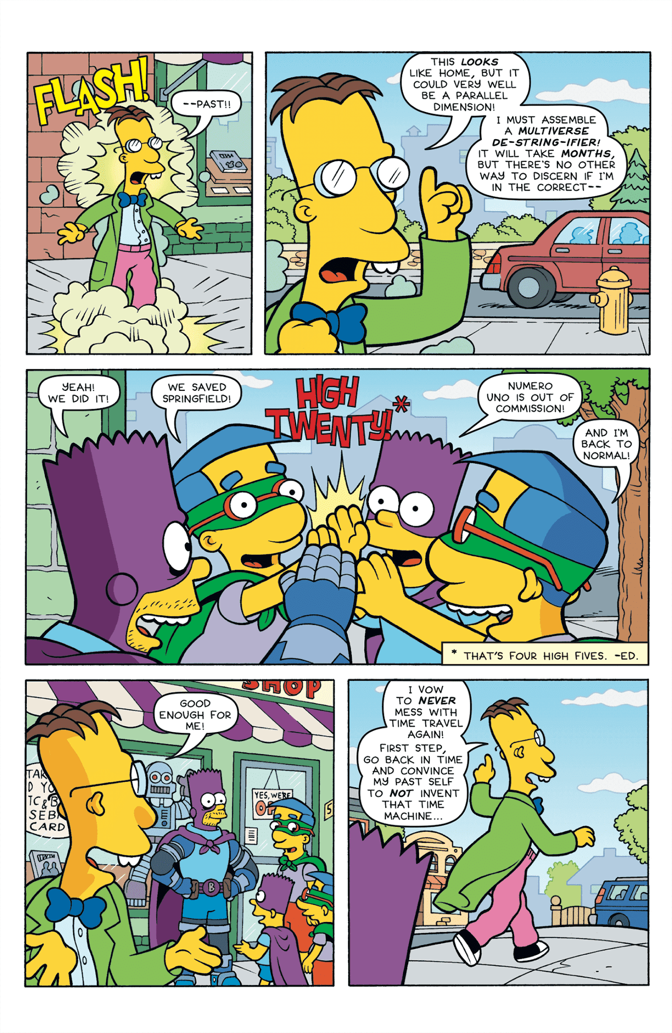 Read online Simpsons One-Shot Wonders: Bartman Spectacularly Super Secret Saga comic -  Issue #3 - 18