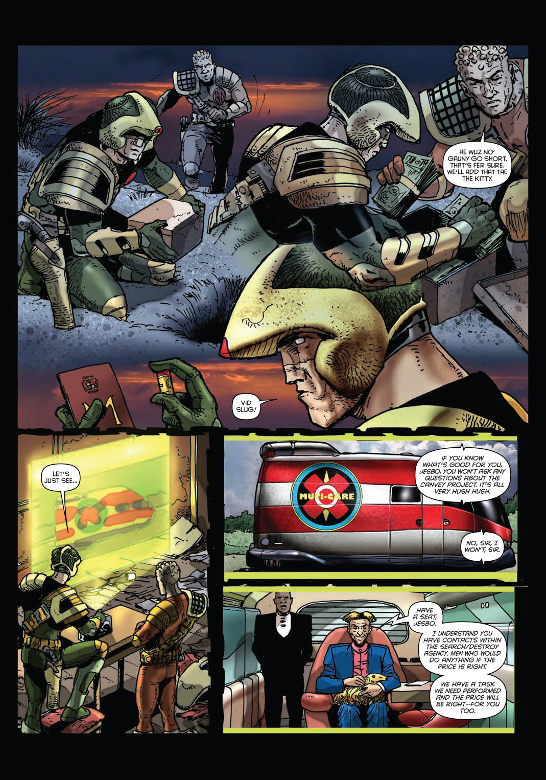 Read online Strontium Dog: The Life and Death of Johnny Alpha: The Project comic -  Issue # TPB - 112