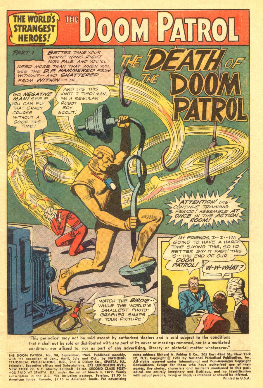 Read online Doom Patrol (1964) comic -  Issue #98 - 3