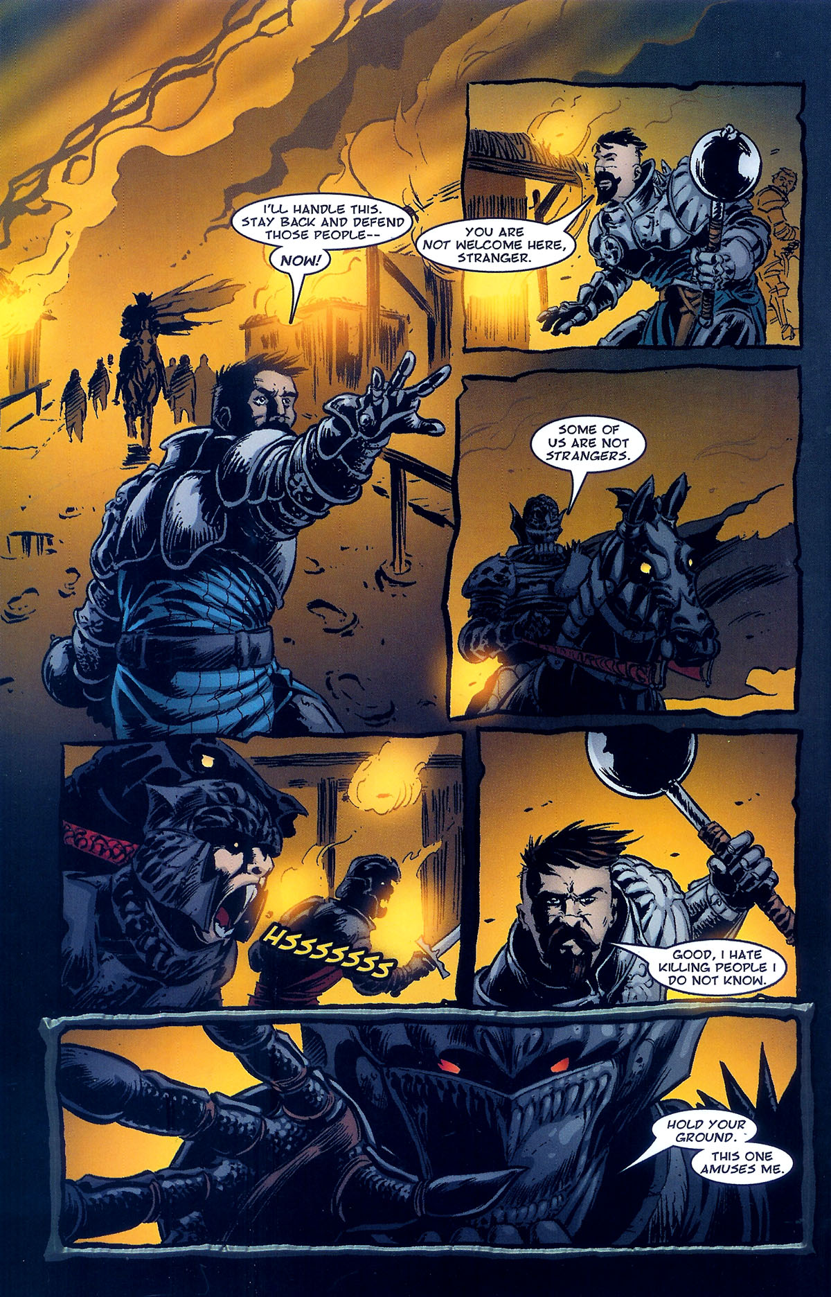 Read online Dracula vs King Arthur comic -  Issue #3 - 6