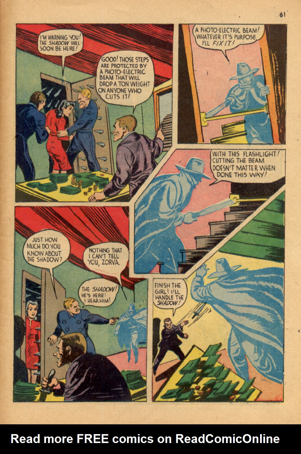 Read online Shadow Comics comic -  Issue #31 - 61