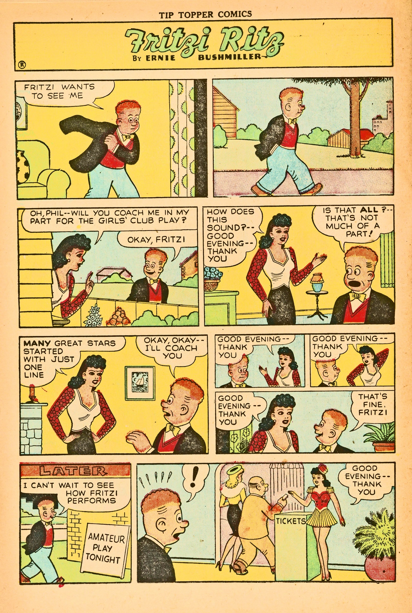 Read online Tip Topper Comics comic -  Issue #17 - 22