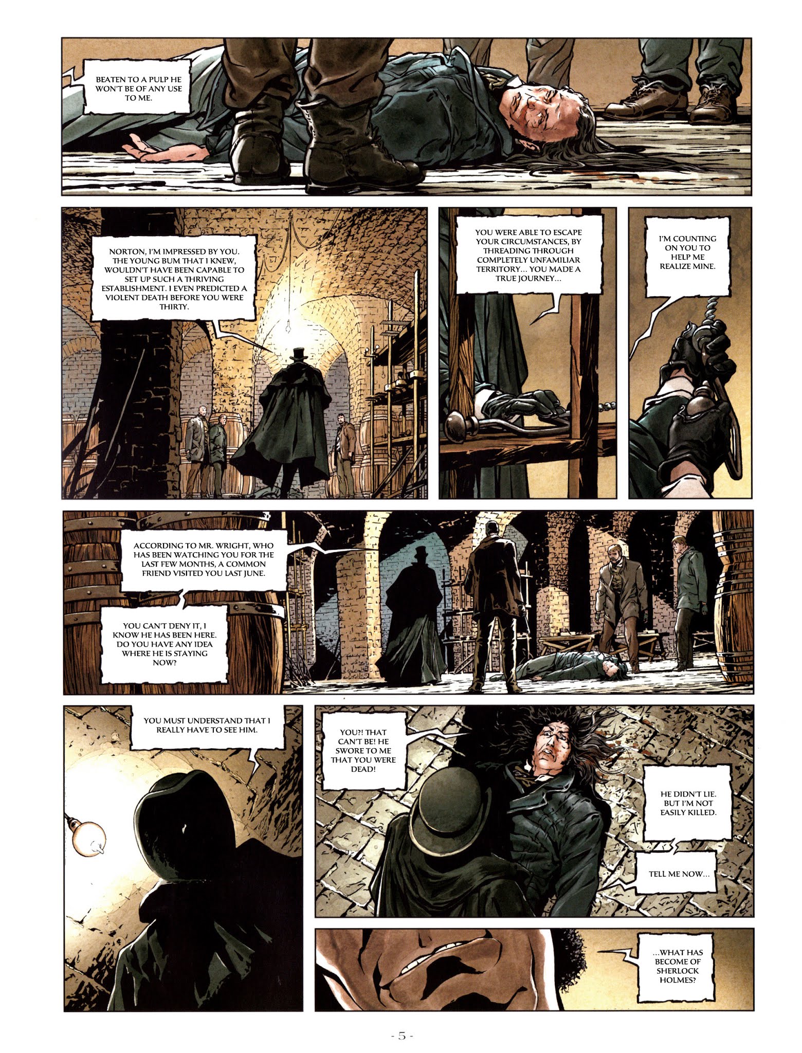 Read online Sherlock Holmes and the Necronomicon comic -  Issue # TPB - 6