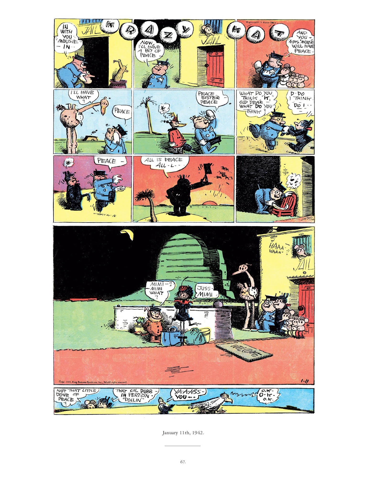 Read online Krazy & Ignatz comic -  Issue # TPB 12 - 66