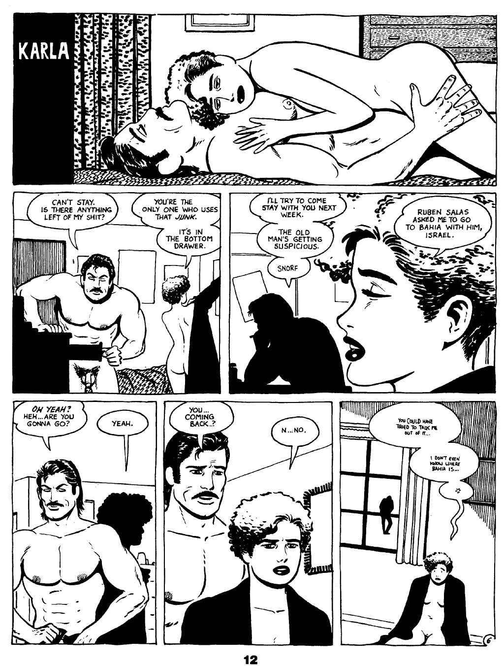 Read online Love and Rockets (1982) comic -  Issue #19 - 14