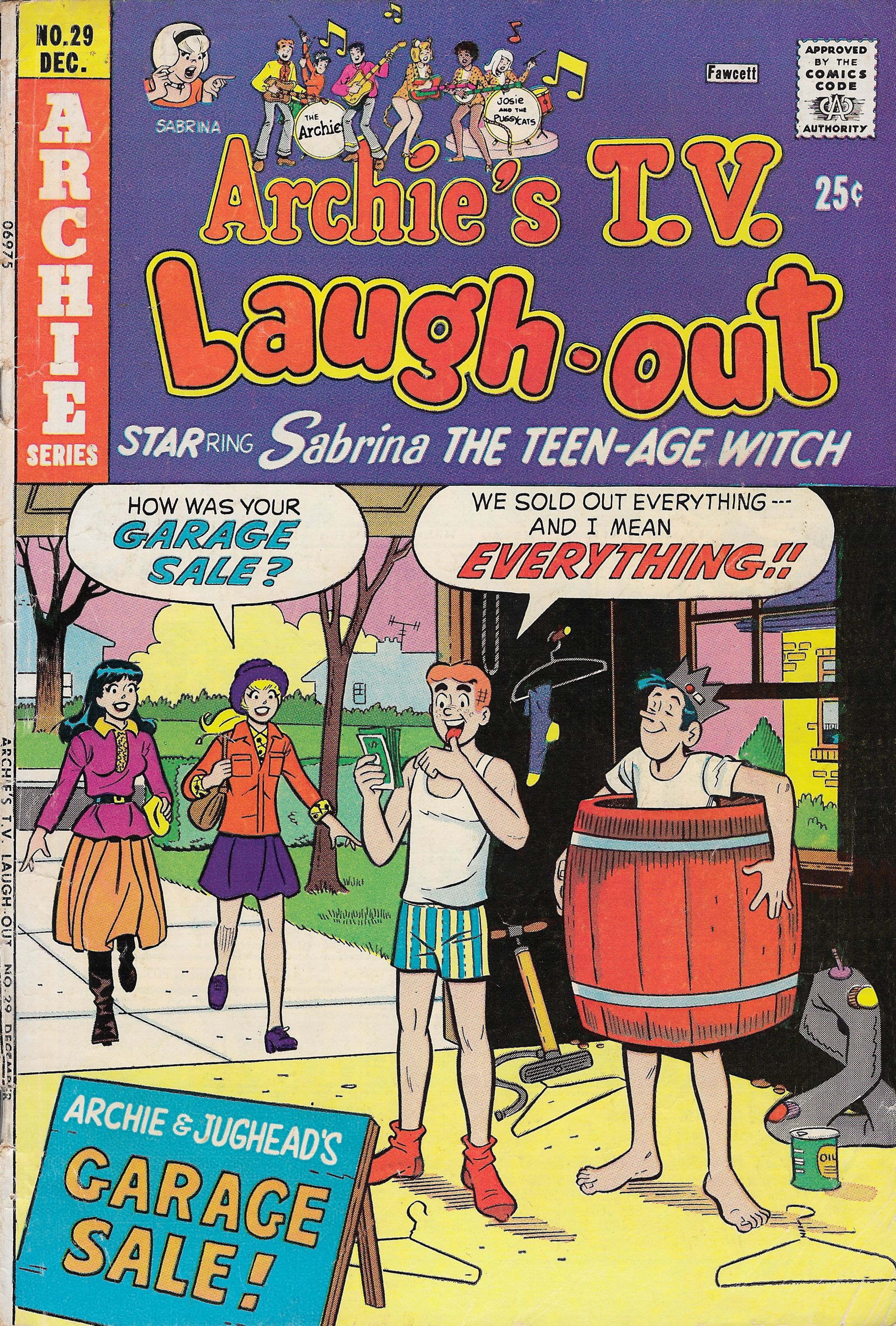Read online Archie's TV Laugh-Out comic -  Issue #29 - 1