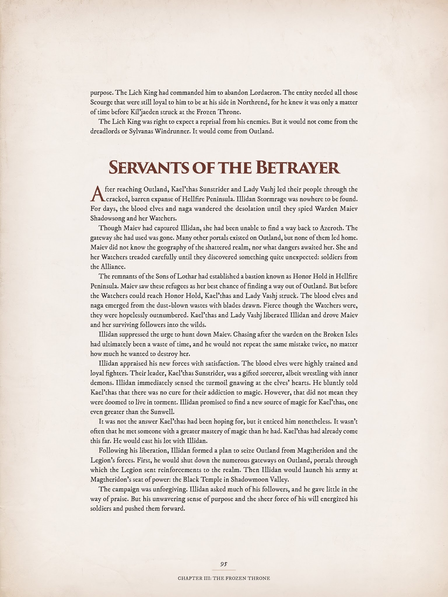 Read online World of Warcraft Chronicle Vol. 3 comic -  Issue # Full - 92