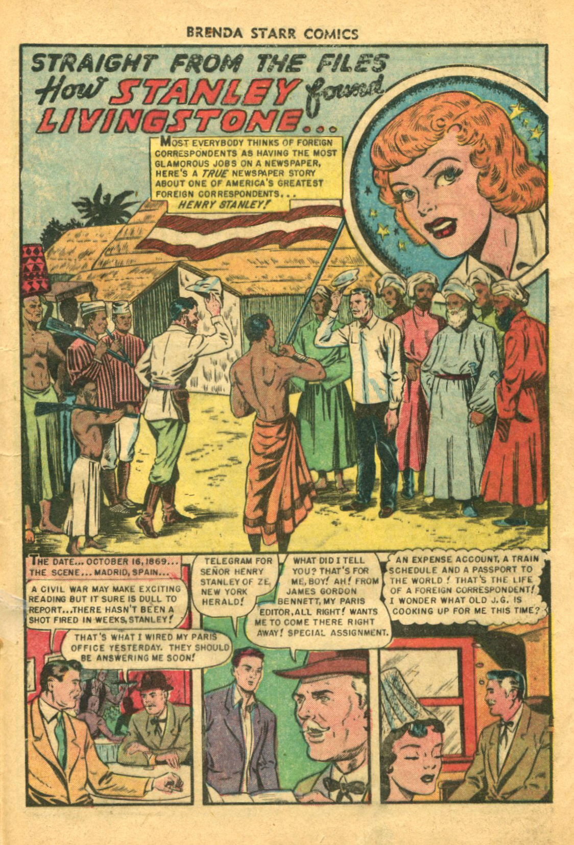 Read online Brenda Starr (1948) comic -  Issue #9 - 21