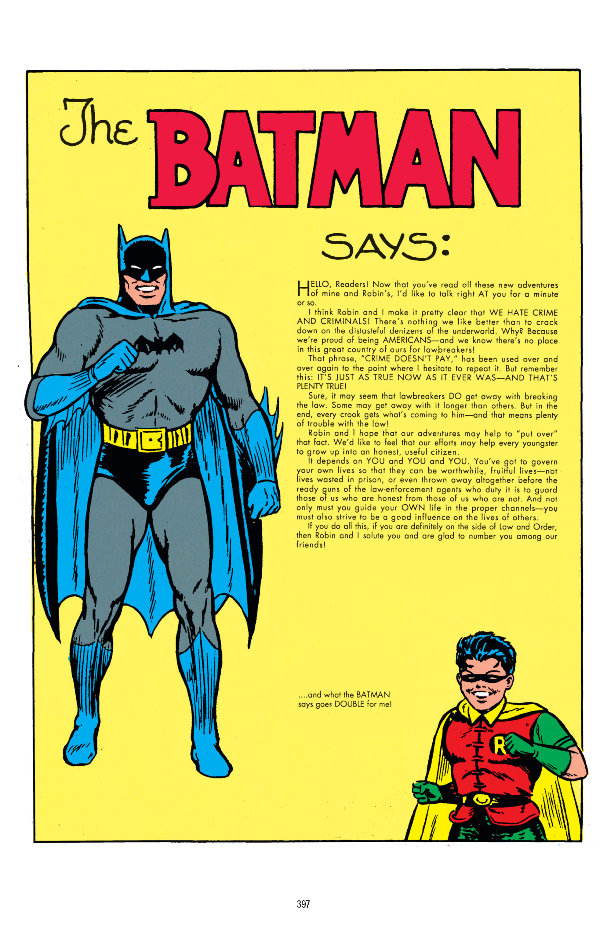 Read online Batman: The Golden Age Omnibus comic -  Issue # TPB 1 - 397