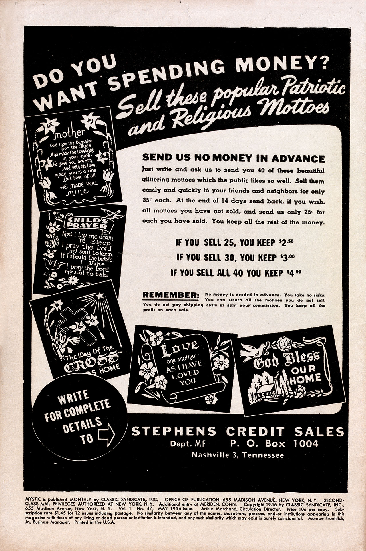 Read online Mystic (1951) comic -  Issue #47 - 2