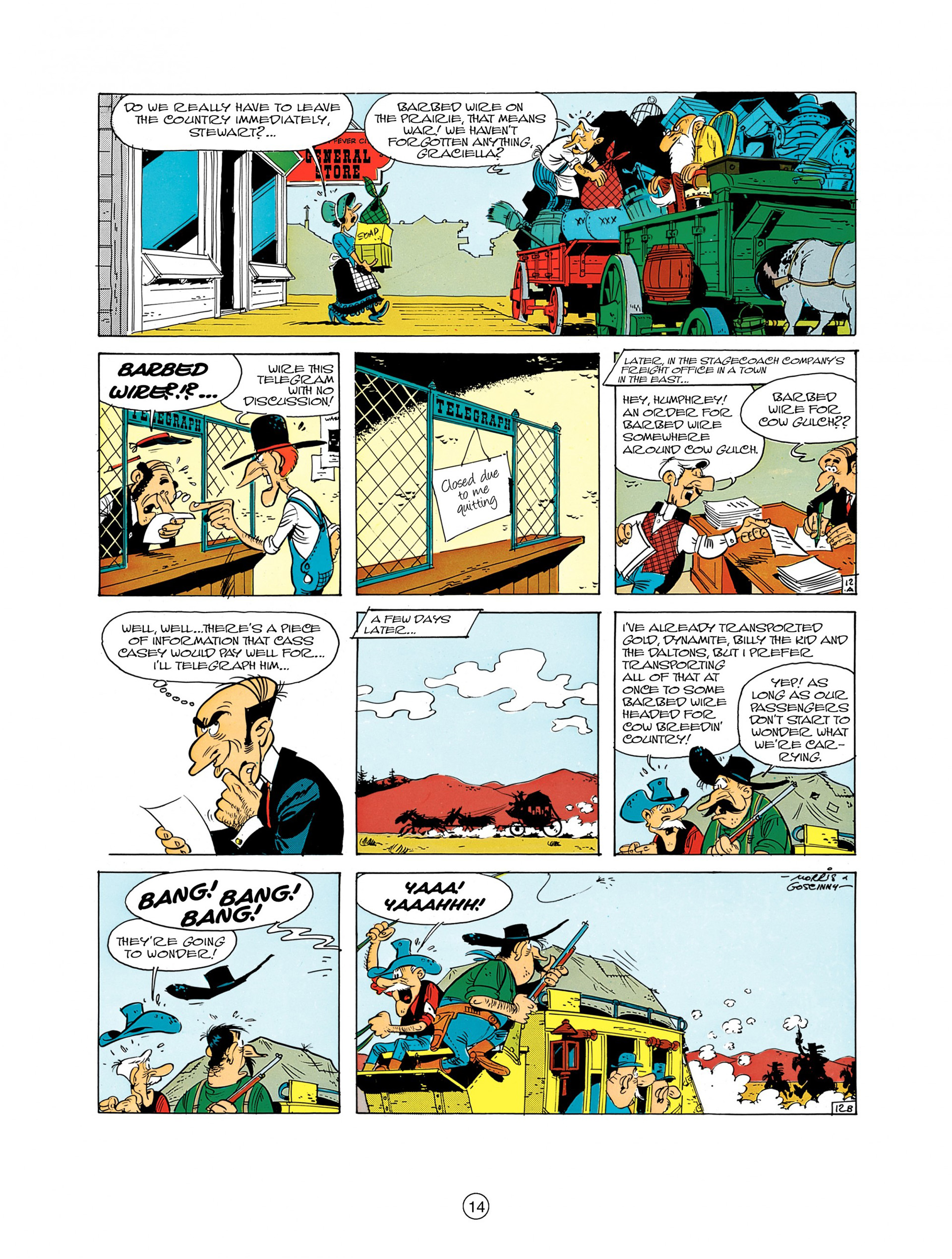 Read online A Lucky Luke Adventure comic -  Issue #7 - 14