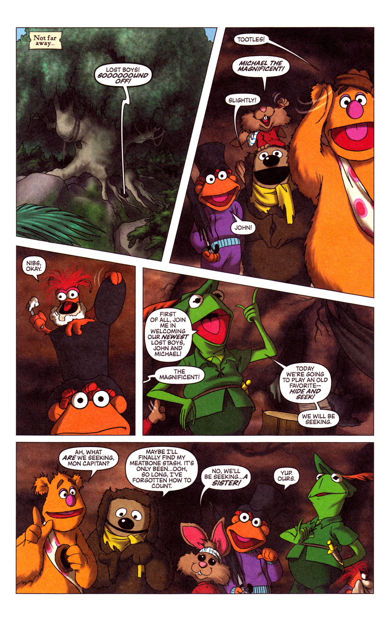 Read online Muppet Peter Pan comic -  Issue #3 - 10