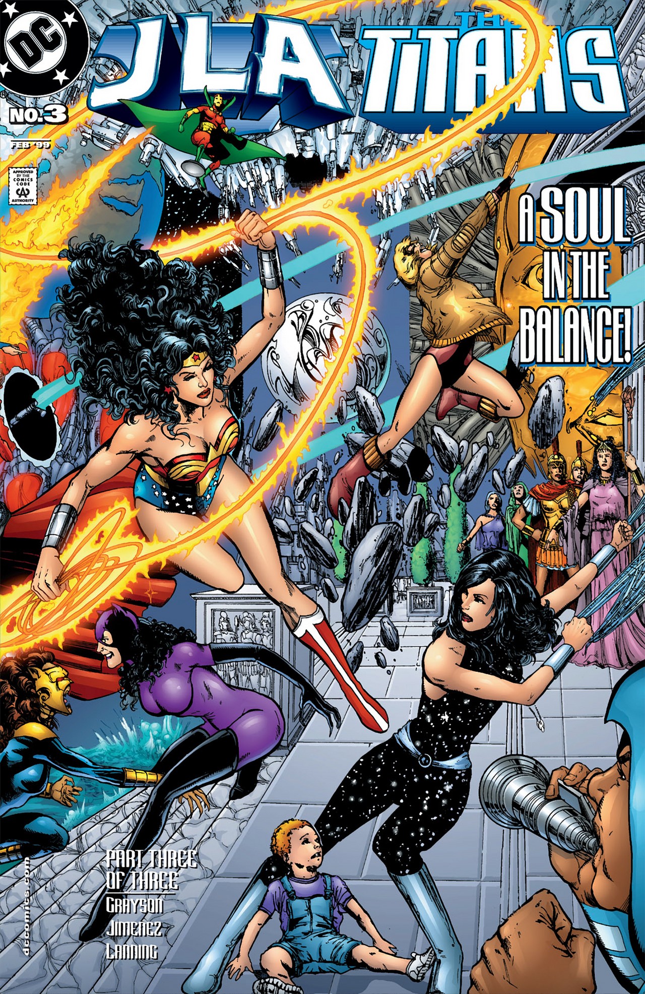 Read online JLA/Titans comic -  Issue #3 - 1