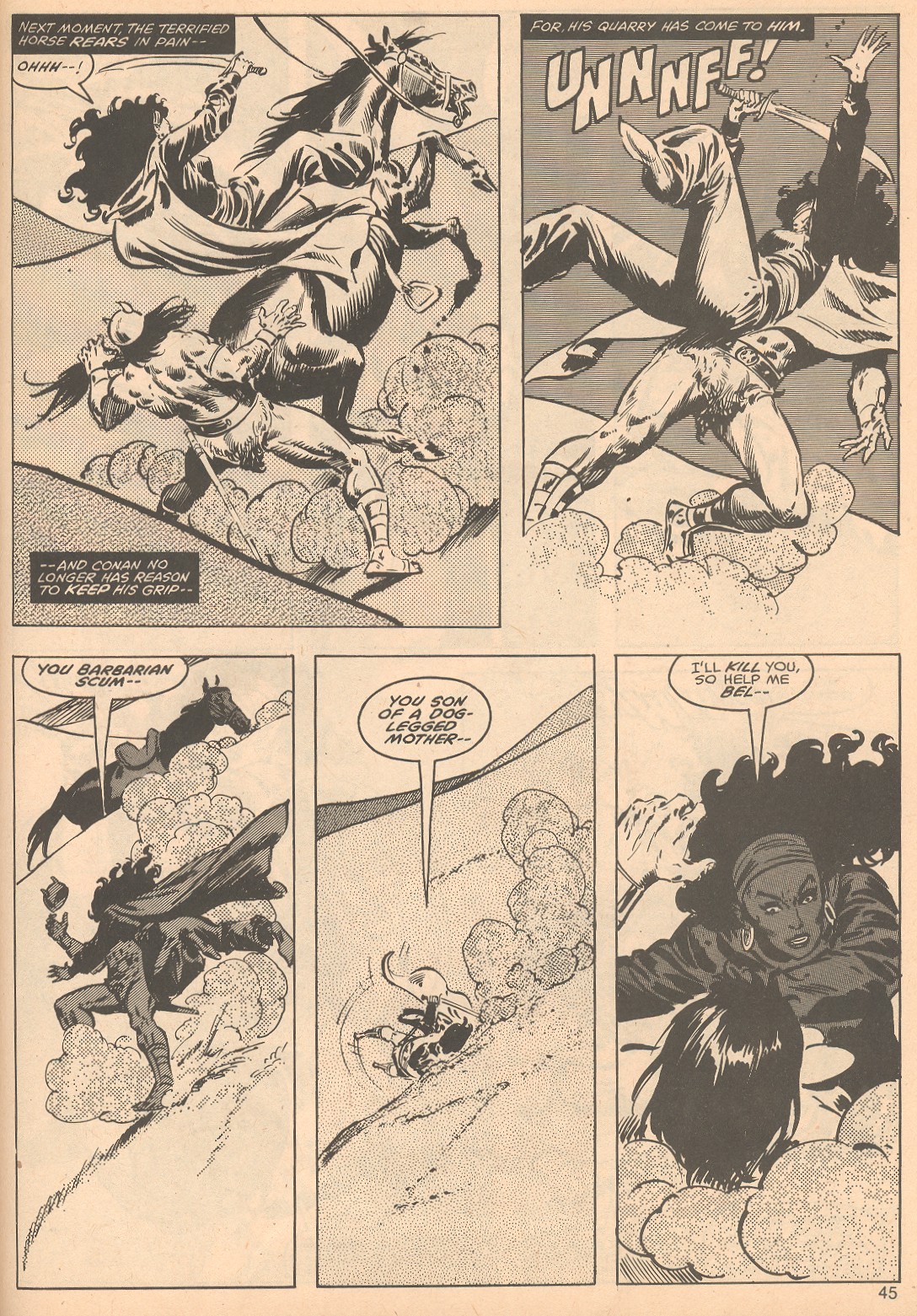 Read online The Savage Sword Of Conan comic -  Issue #56 - 45