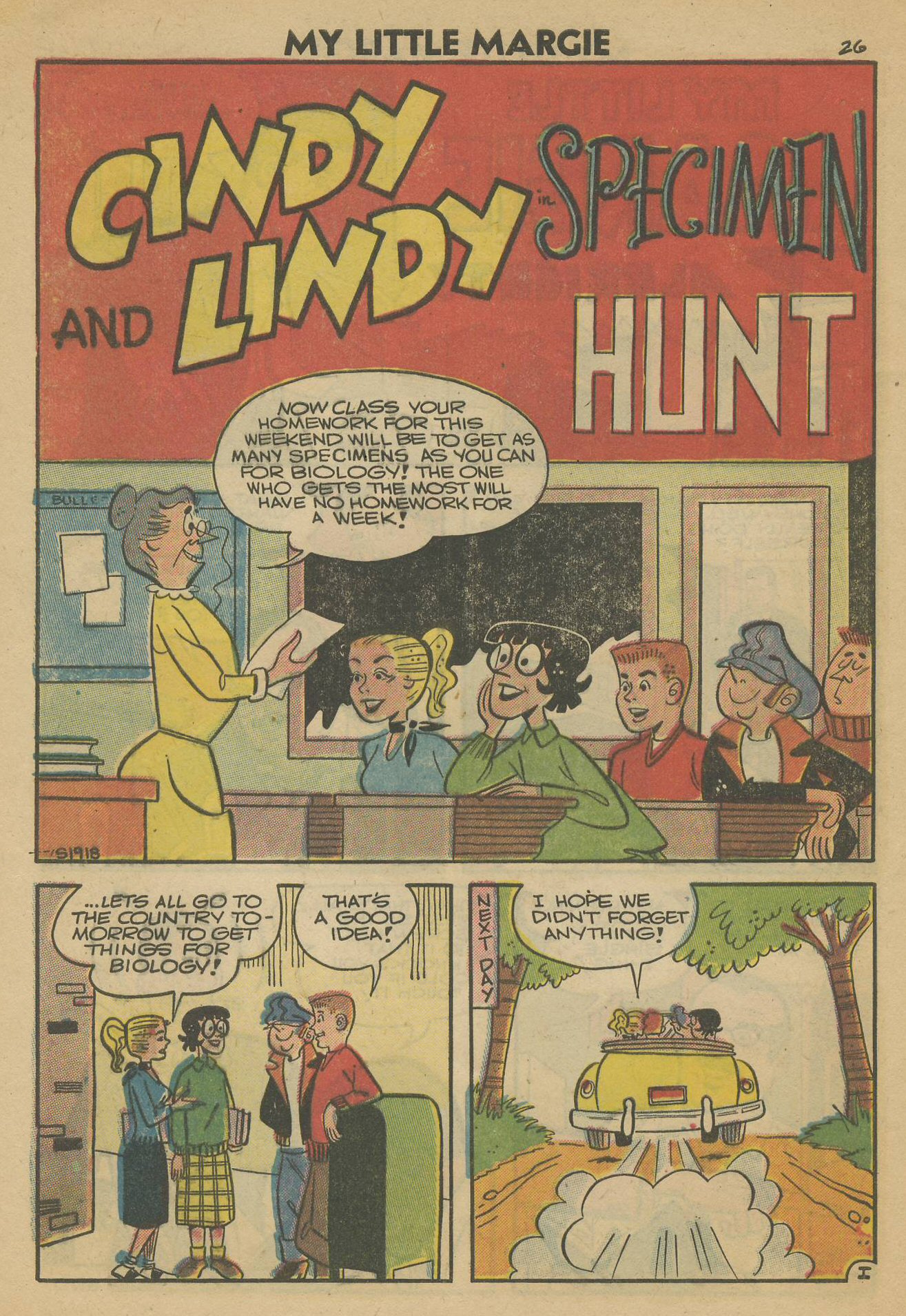 Read online My Little Margie (1954) comic -  Issue #16 - 28