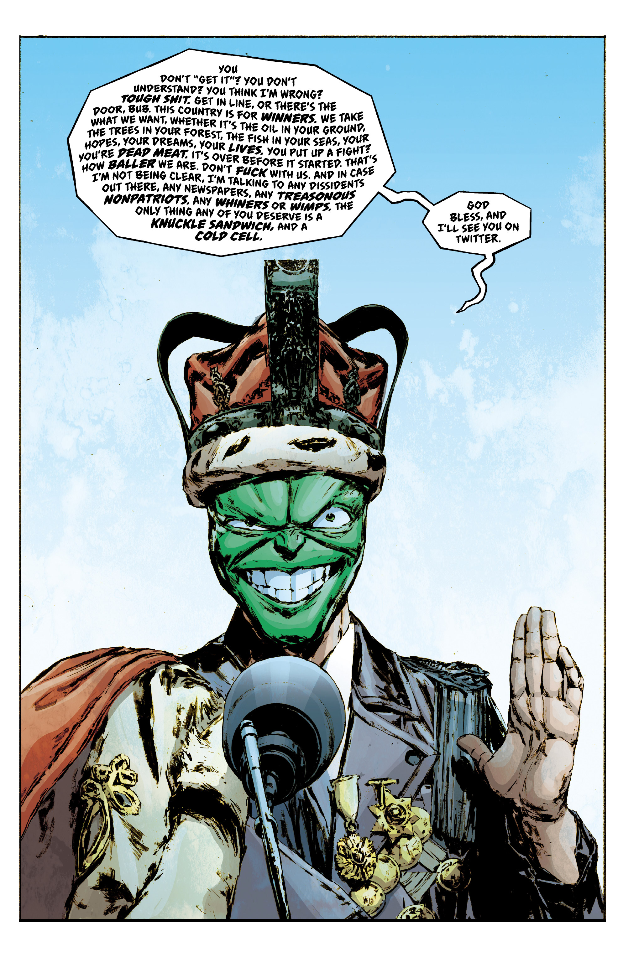 Read online The Mask: I Pledge Allegiance to the Mask comic -  Issue #4 - 7