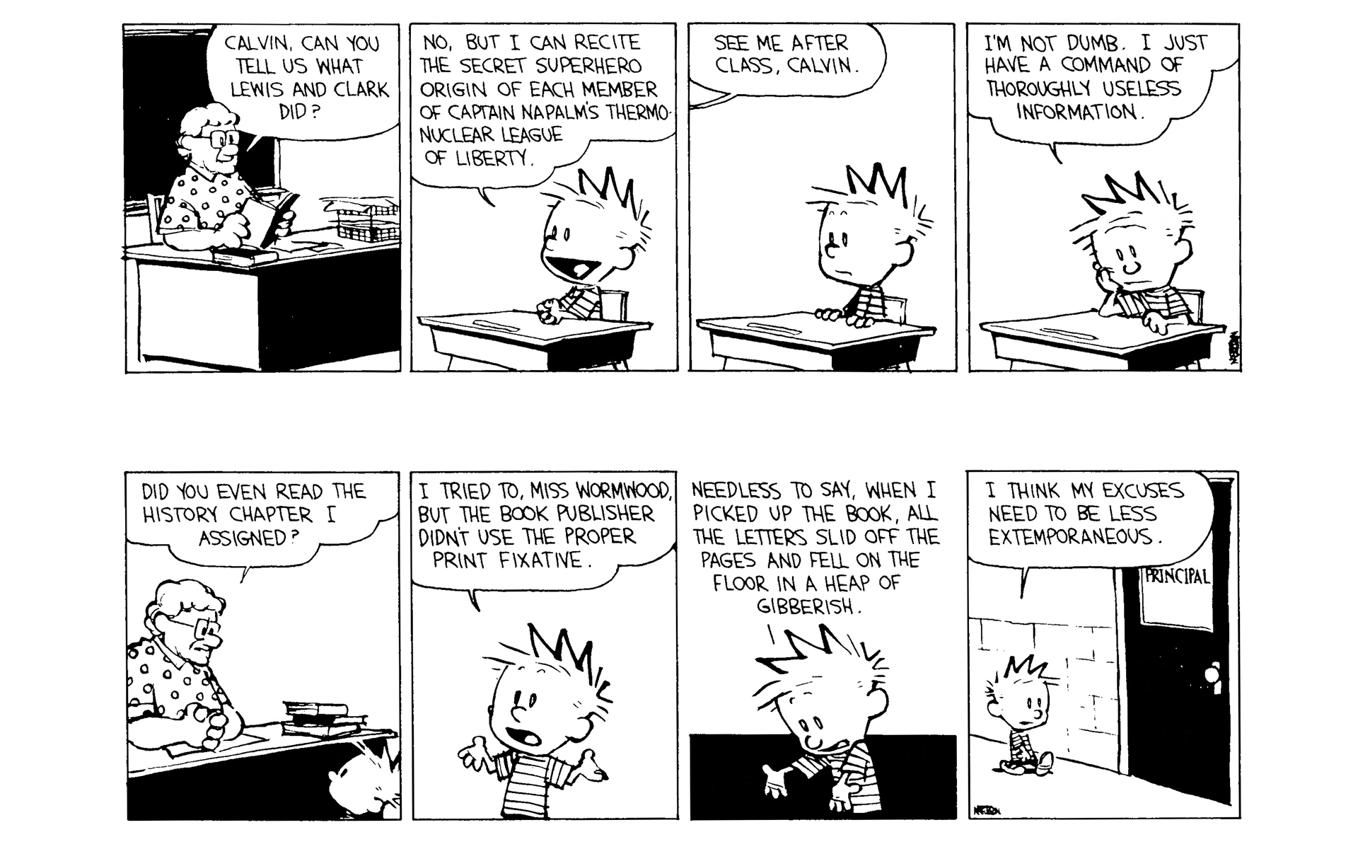Read online Calvin and Hobbes comic -  Issue #8 - 46