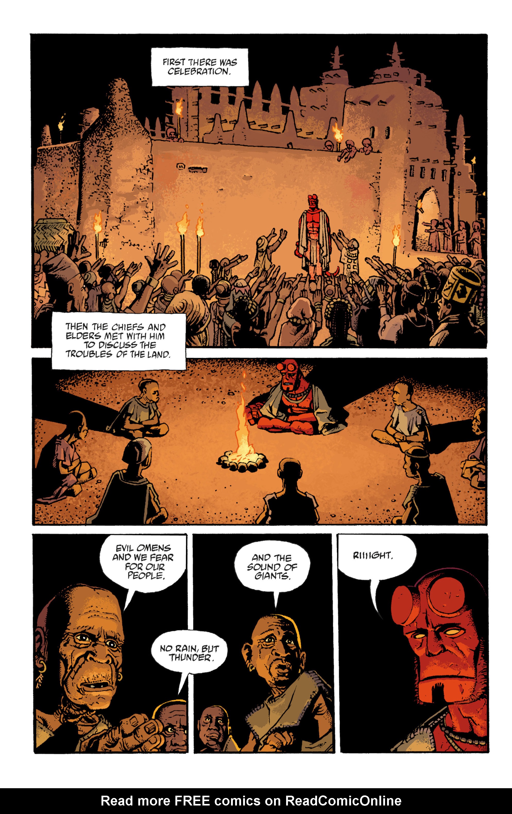 Read online Hellboy comic -  Issue #7 - 93