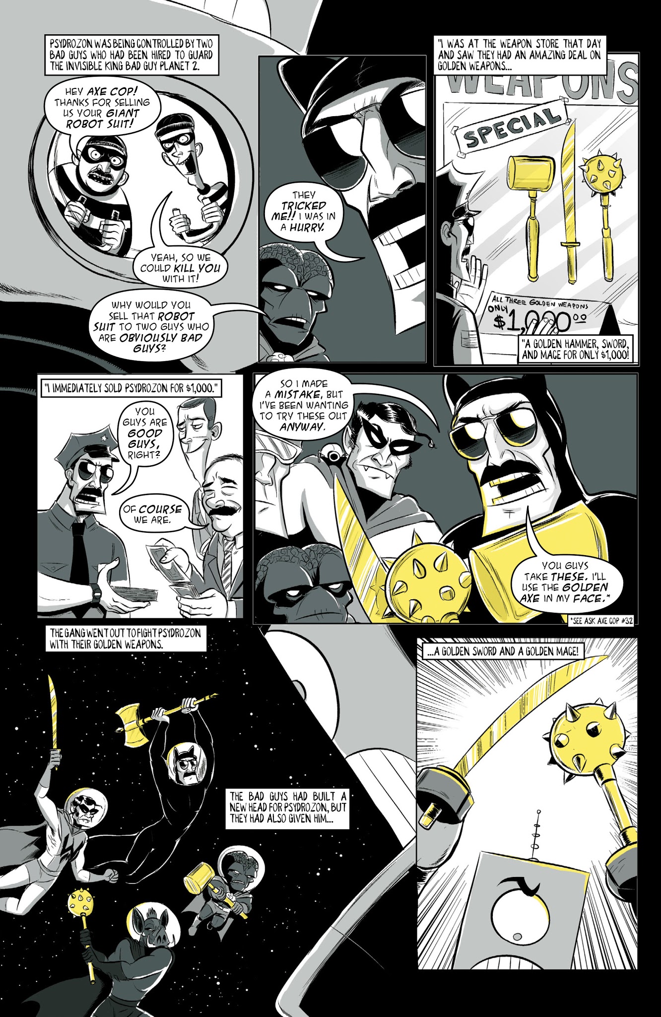 Read online Axe Cop comic -  Issue # TPB 3 - 23