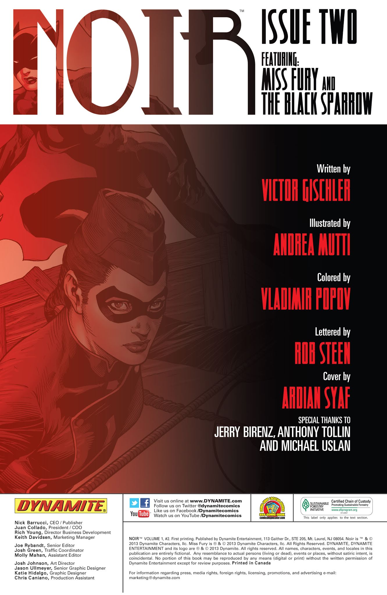 Read online Noir comic -  Issue #2 - 2