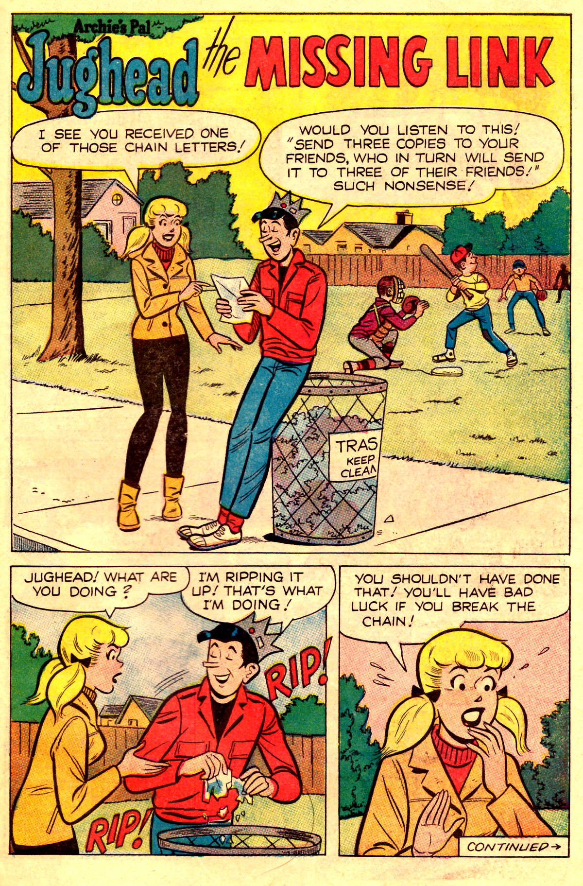Read online Jughead (1965) comic -  Issue #158 - 22