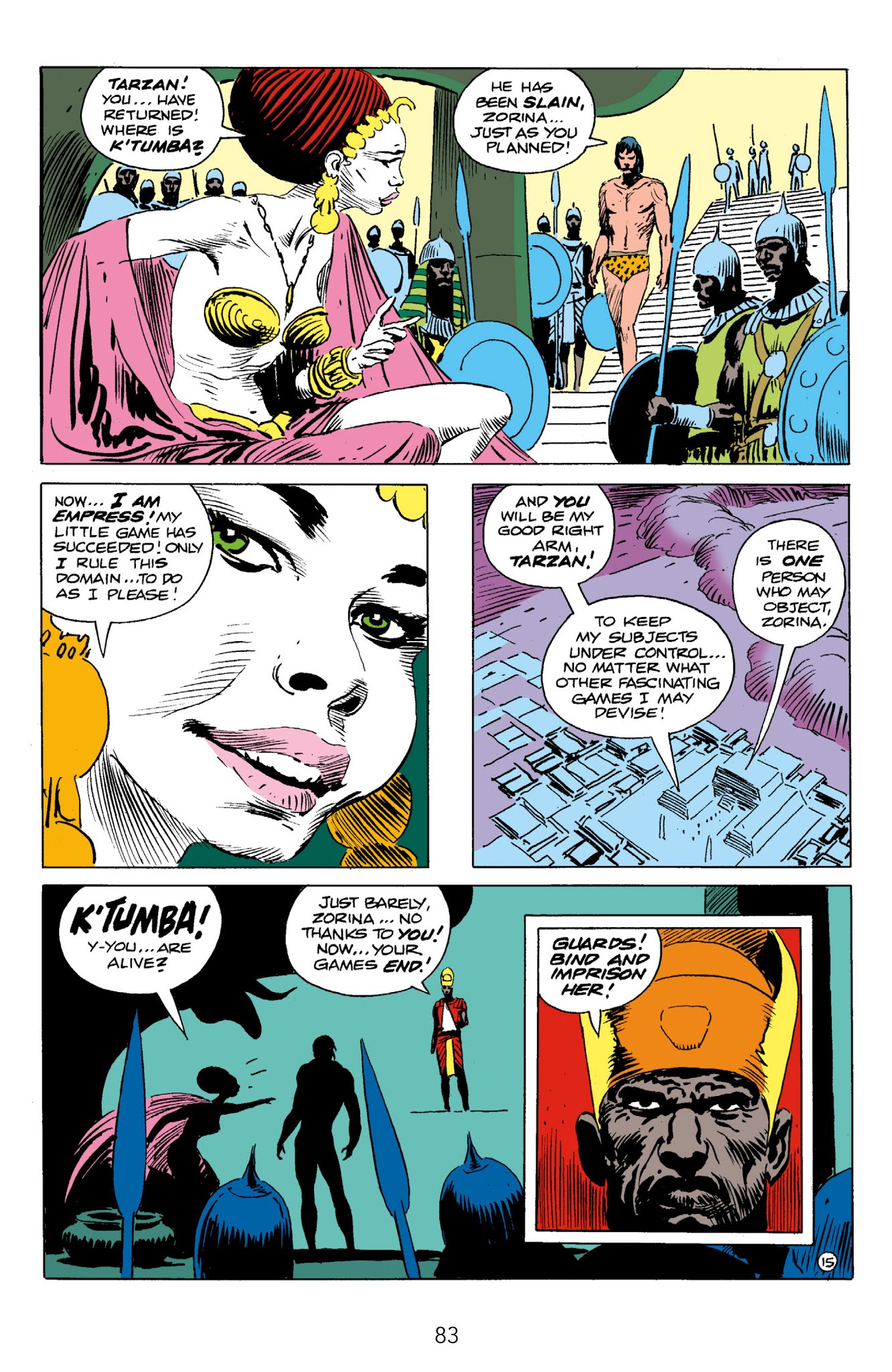 Read online Edgar Rice Burroughs' Tarzan The Joe Kubert Years comic -  Issue # TPB 3 (Part 1) - 84