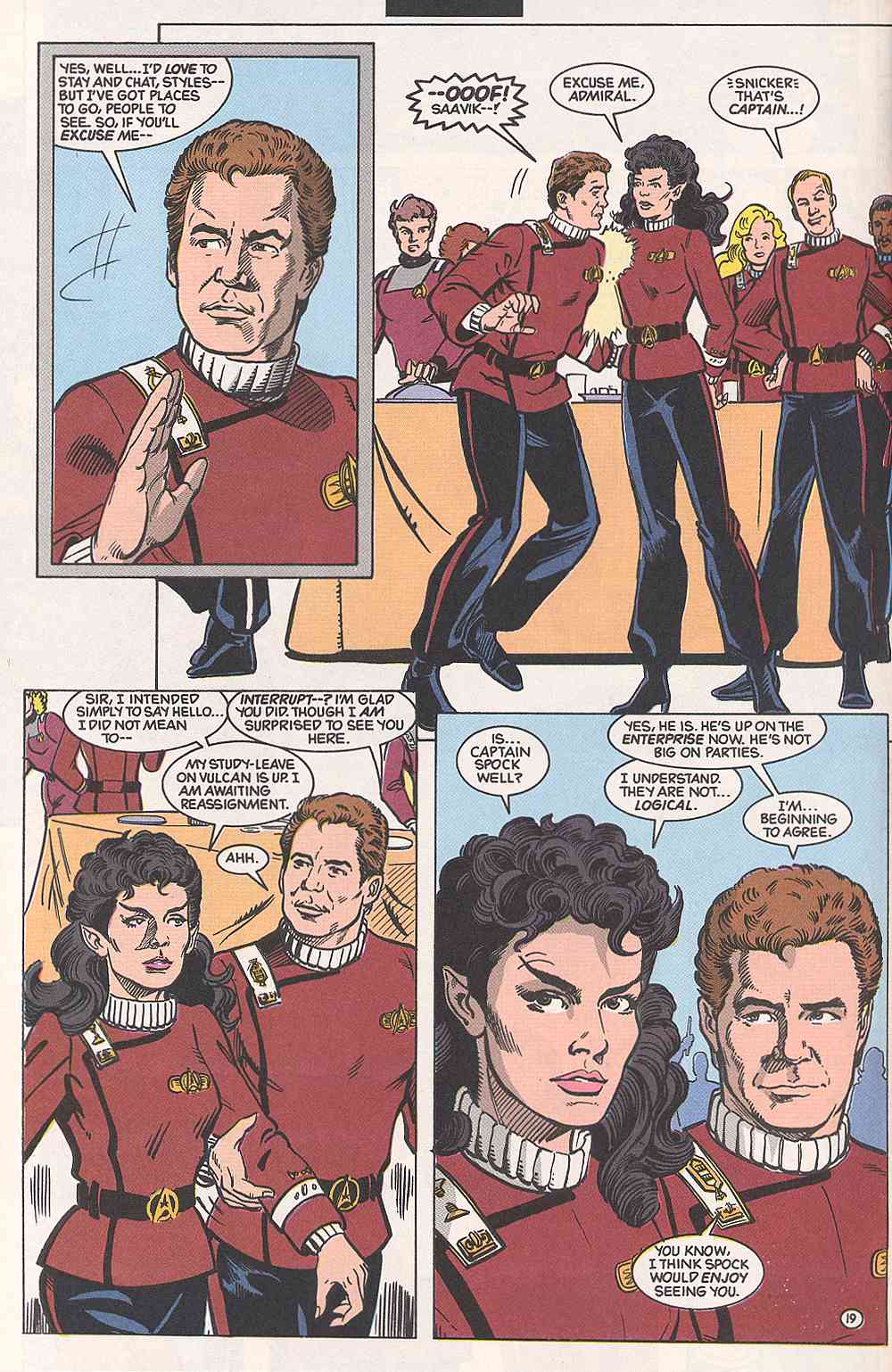 Read online Star Trek (1989) comic -  Issue #25 - 19