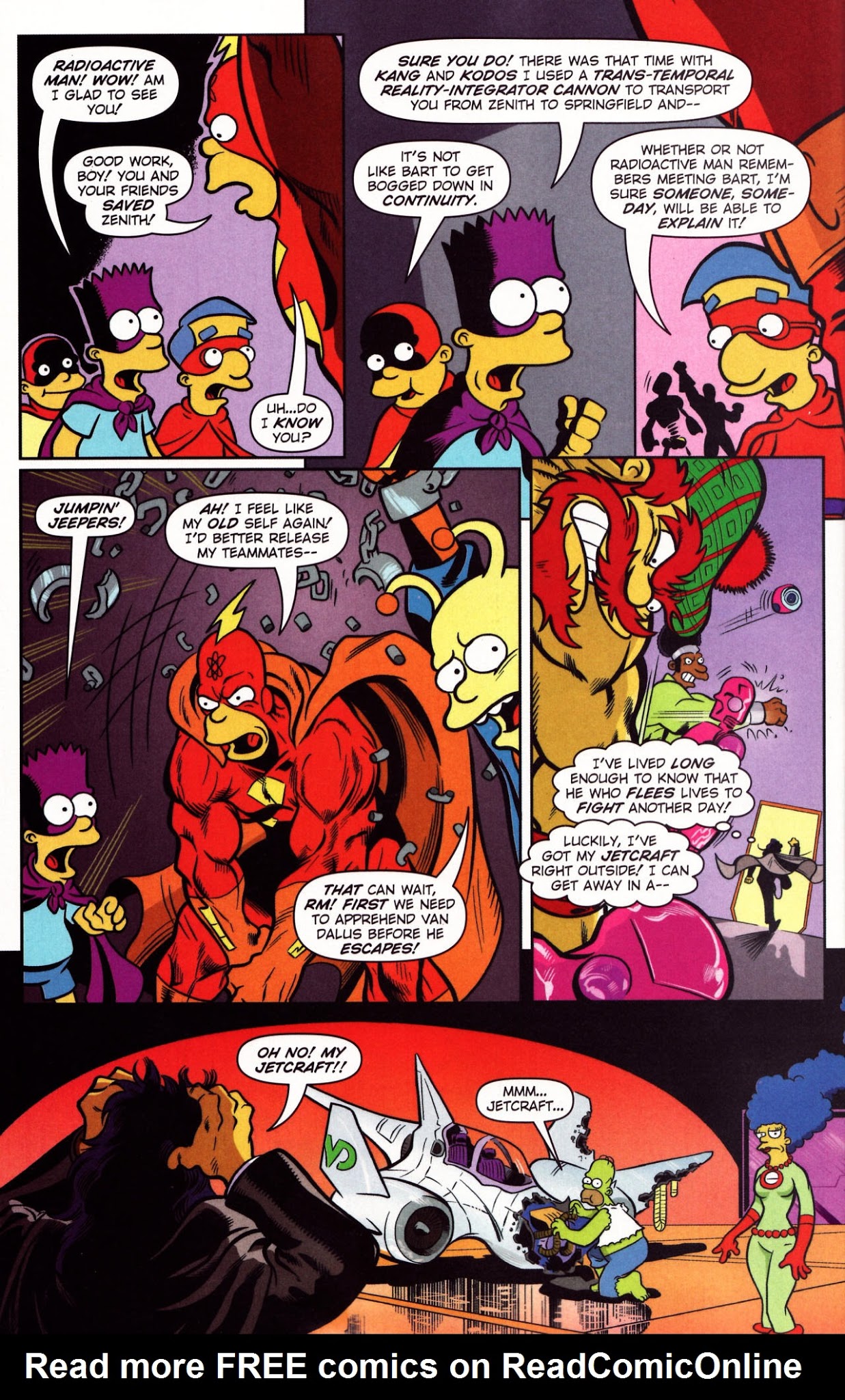 Read online Bongo Comics Presents Simpsons Super Spectacular comic -  Issue #6 - 30