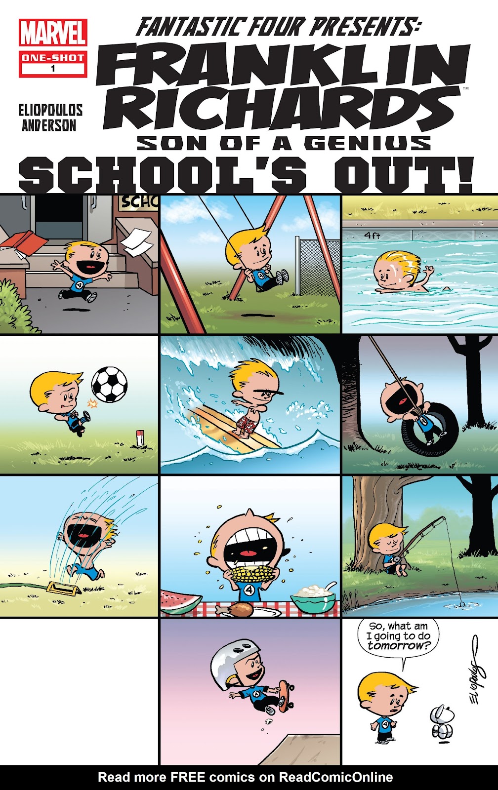 Franklin Richards: School's Out! issue Full - Page 1