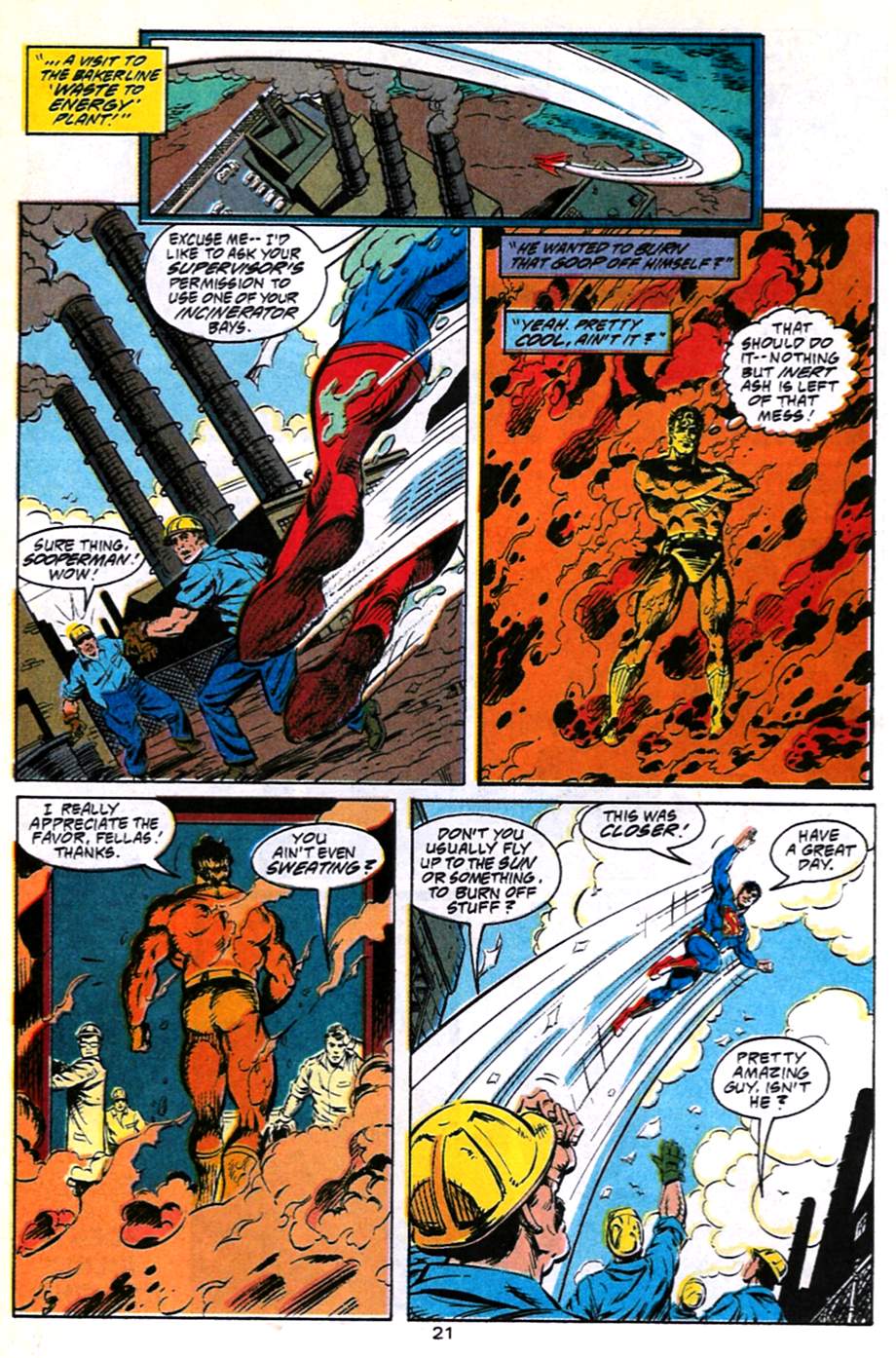 Read online Adventures of Superman (1987) comic -  Issue #491 - 22