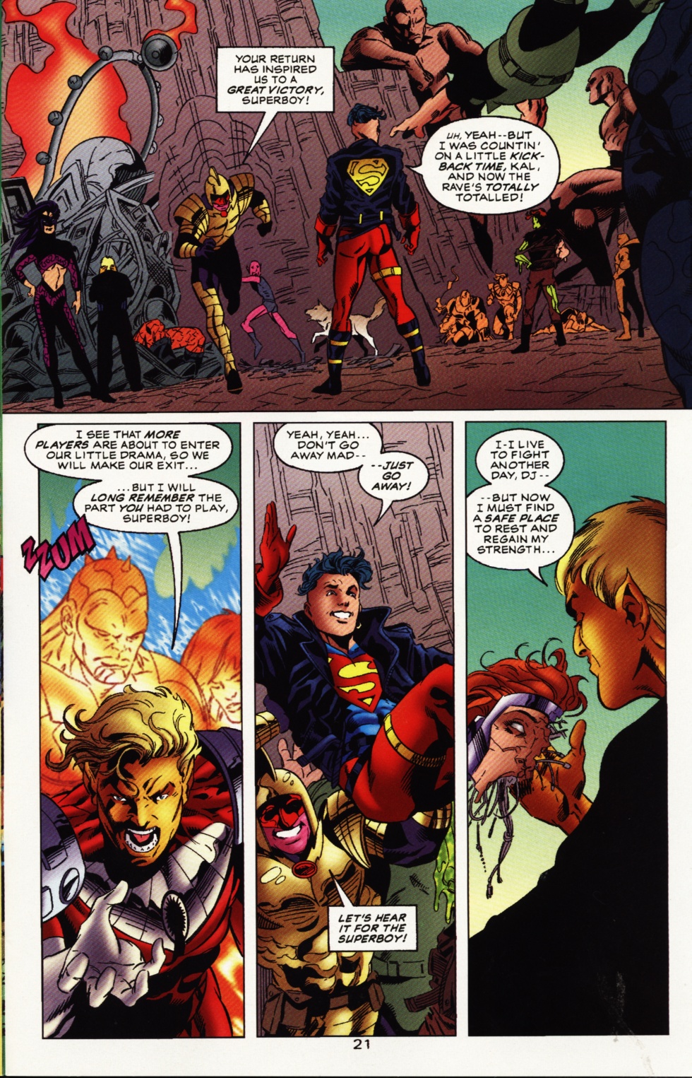 Read online Superboy & The Ravers comic -  Issue #12 - 22