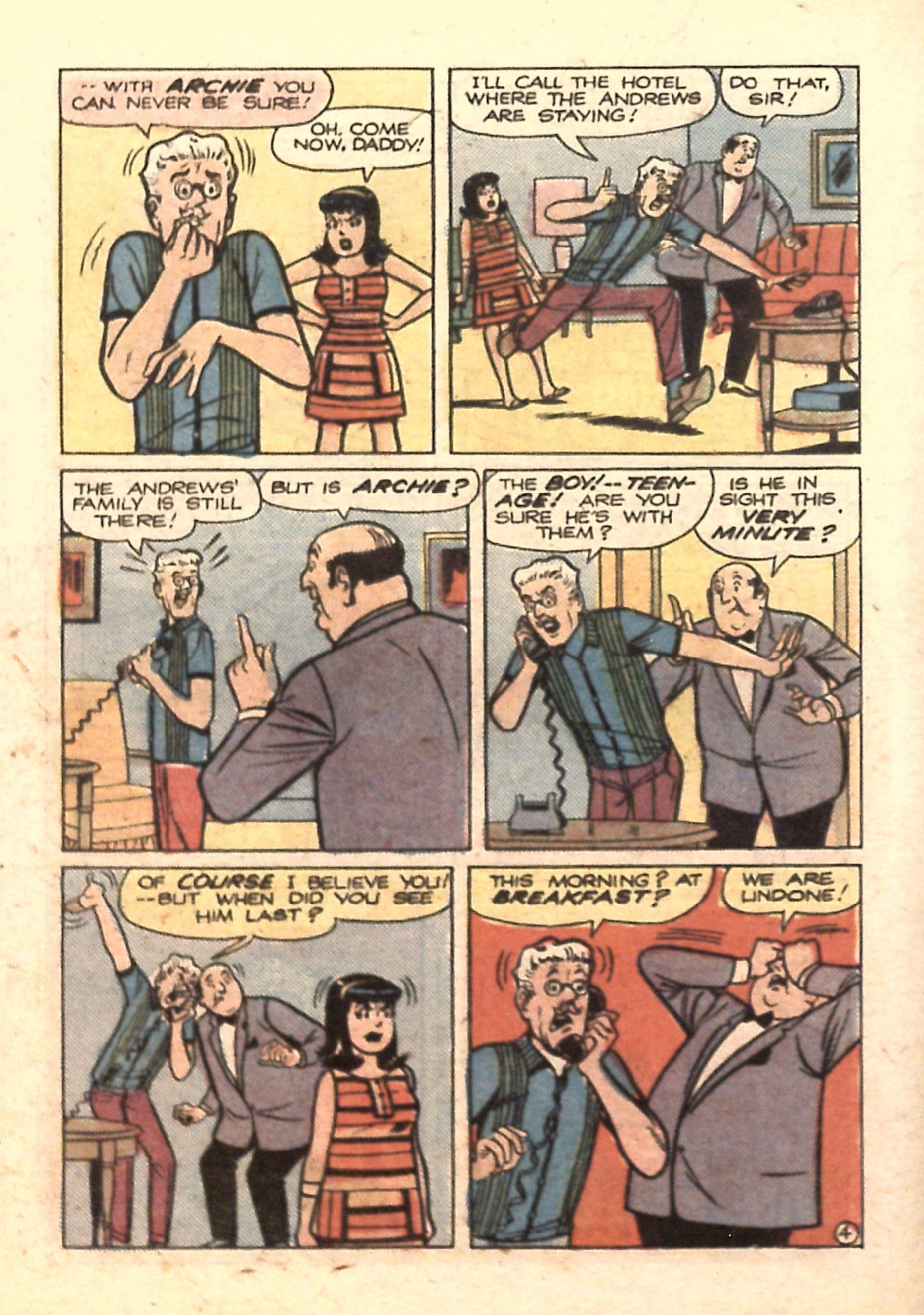 Read online Archie...Archie Andrews, Where Are You? Digest Magazine comic -  Issue #7 - 136