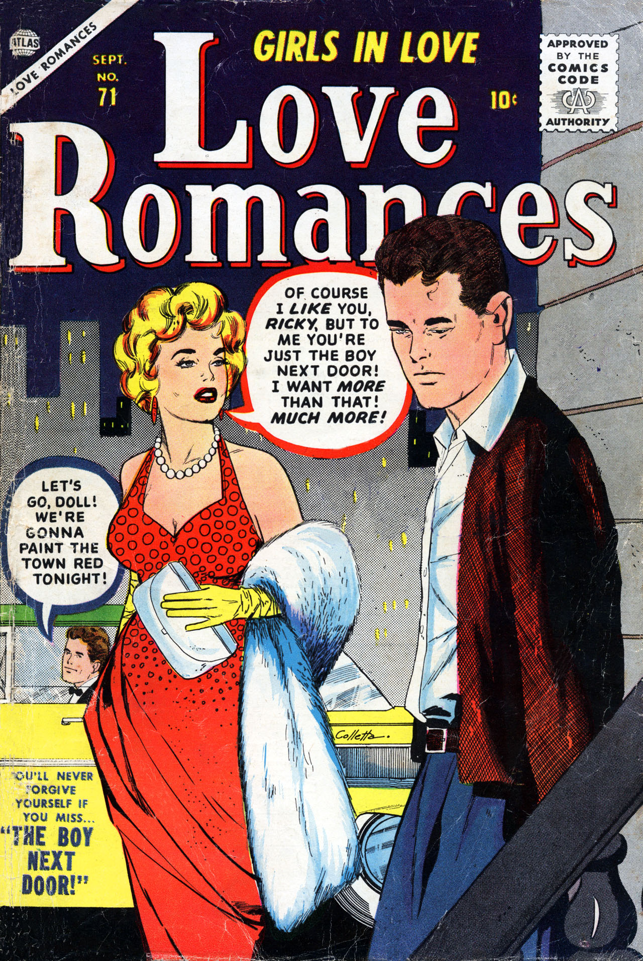Read online Love Romances comic -  Issue #71 - 1