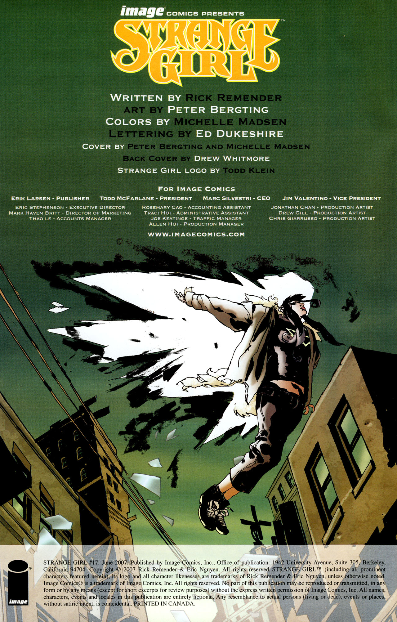 Read online Strange Girl comic -  Issue #17 - 2